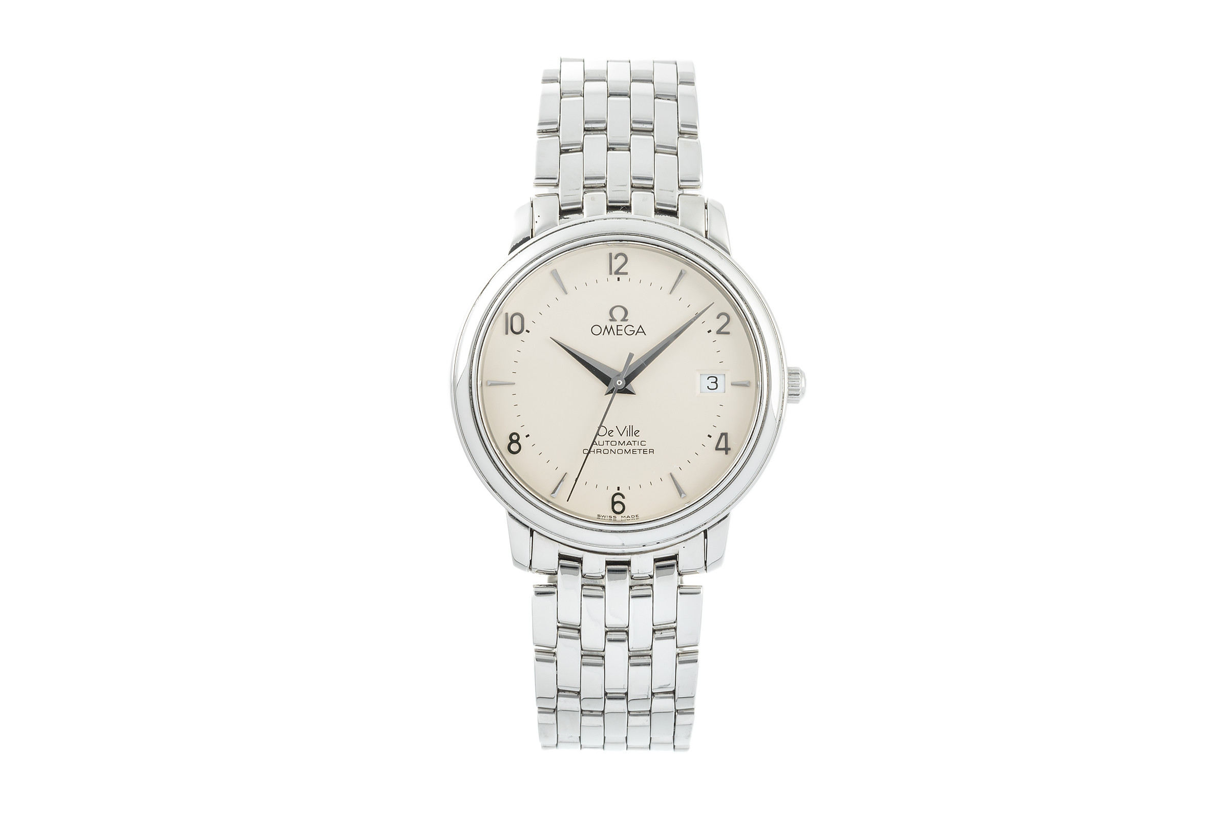 Omega De Ville steel automatic Kal. 1120 Ref. 4512.30.00, 168.1055  | Zeitauktion