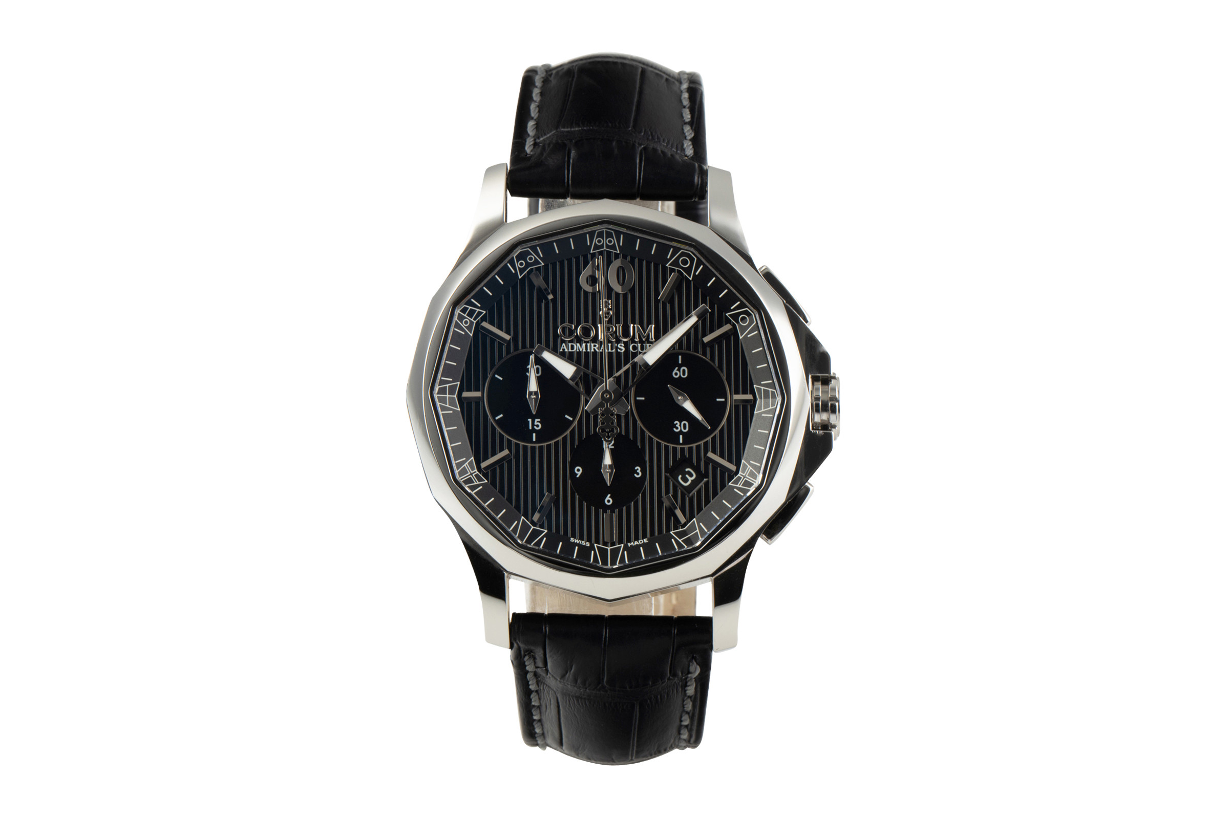 Corum Admirals Cup chronograph steel automatic Ref. 984.101.20/0F01 AN10  | Zeitauktion