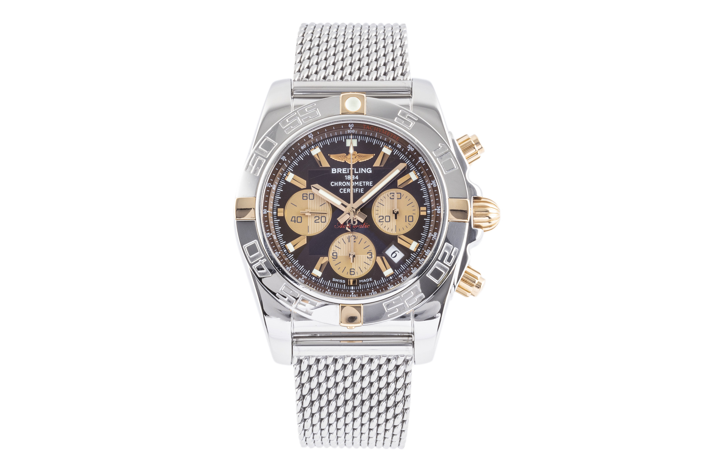Breitling Chronomat chronograph steel / gold automatic Kal. B01 Ref. IB01101  | Zeitauktion