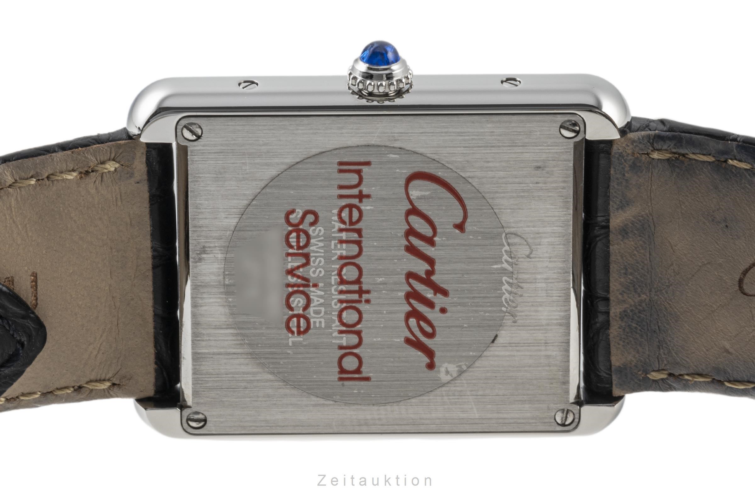 Cartier Tank acciaio quarzo Kal. 690 Ref. W1018355, 2715  | Zeitauktion