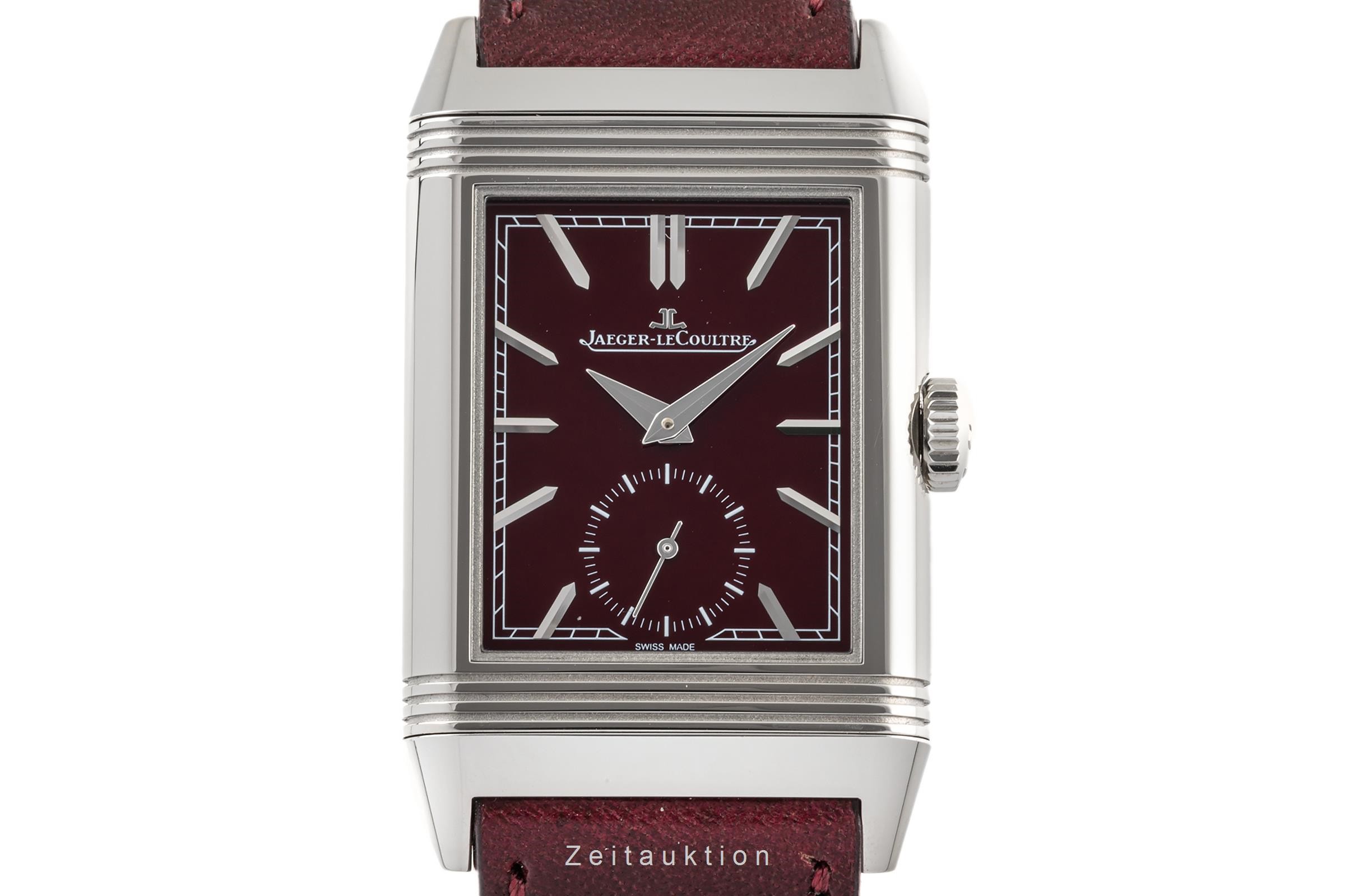 Jaeger LeCoultre Reverso Stahl Handaufzug Kal. 822/2 Ref. Q397846J, 214.8.62  | Zeitauktion