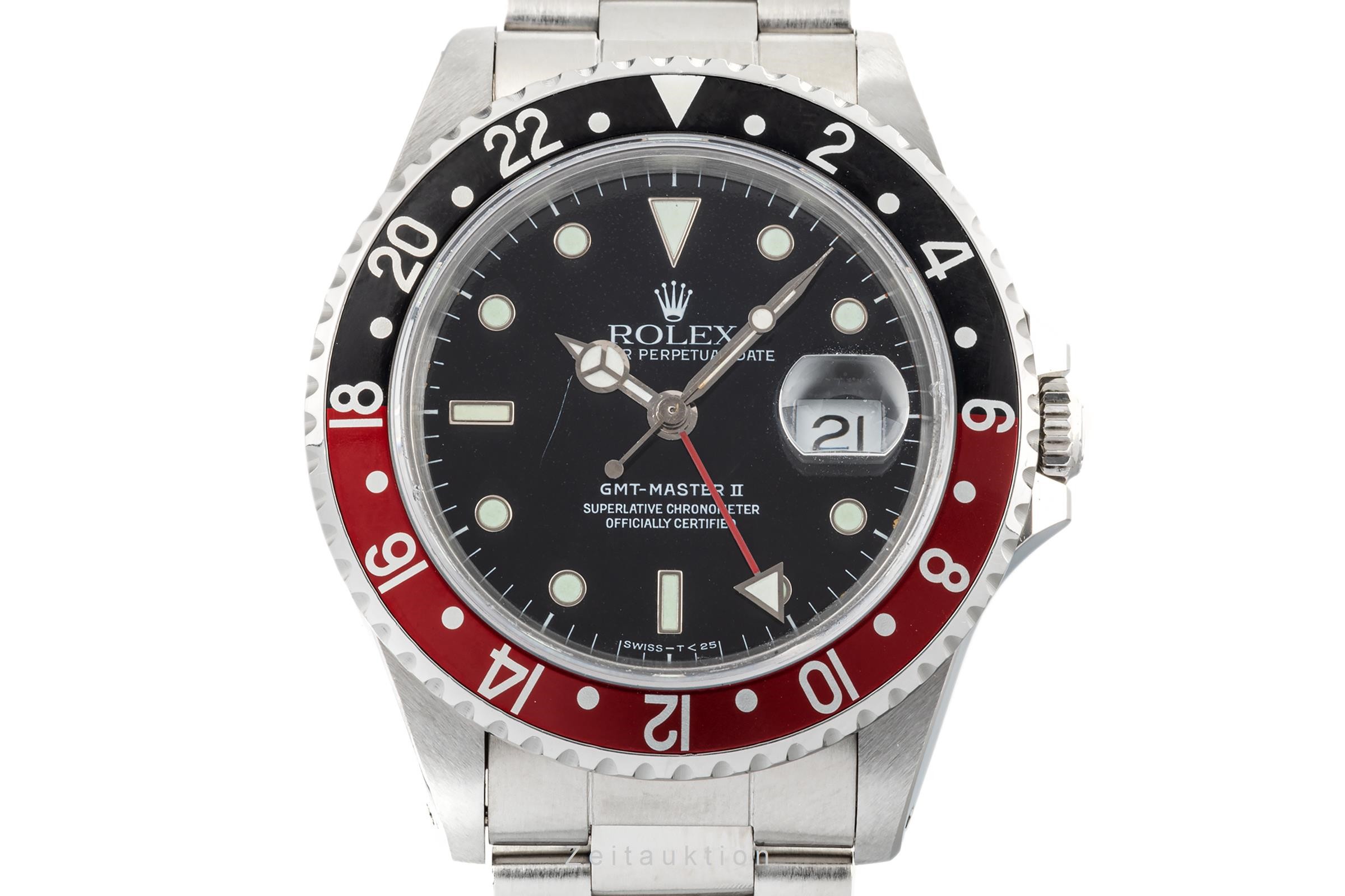 Rolex GMT-Master II Stahl Automatik Kal. 3185 Ref. 16710  | Zeitauktion