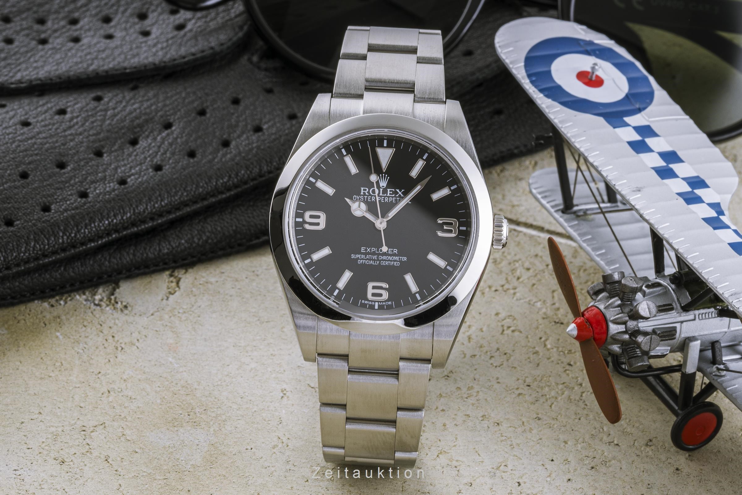 Rolex Explorer acero automático Kal. 3132 Ref. 214270  | Zeitauktion