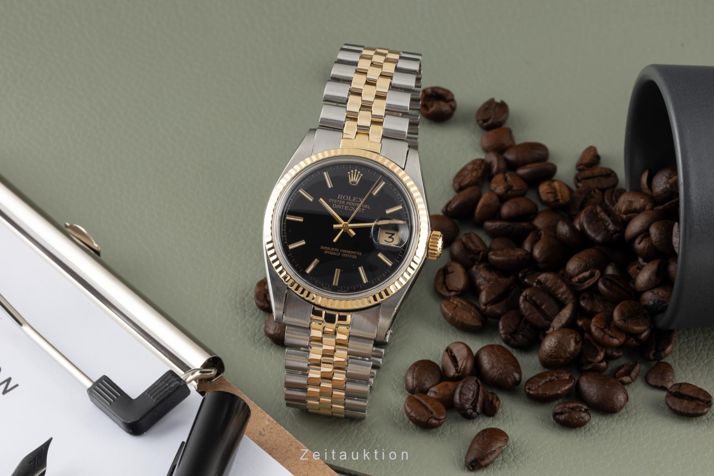 Rolex Datejust acciaio / oro automatismo Kal. 1570 Ref. 1601 VINTAGE  | Zeitauktion