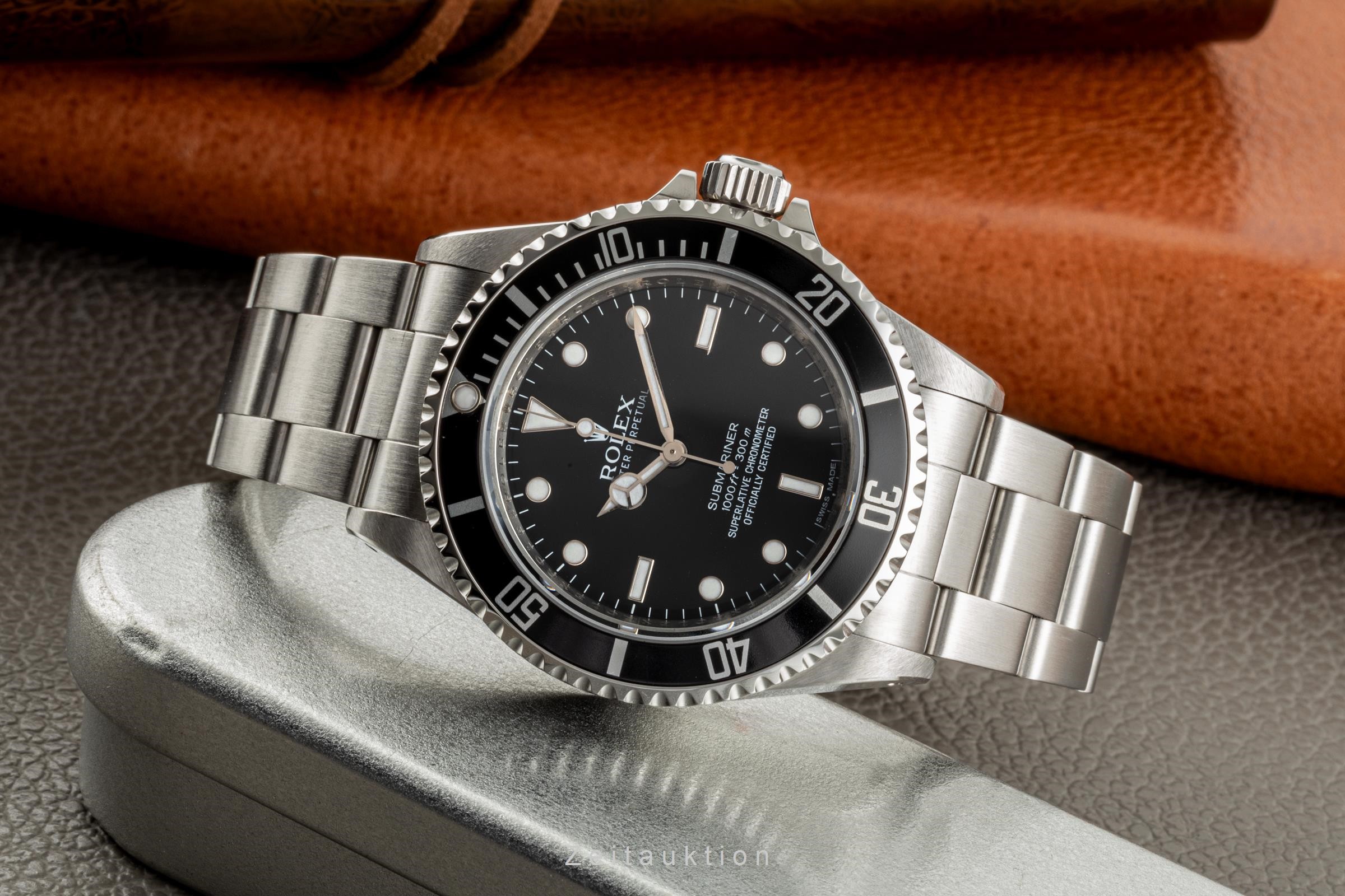Rolex Submariner acero automático Kal. 3130 Ref. 14060M  | Zeitauktion