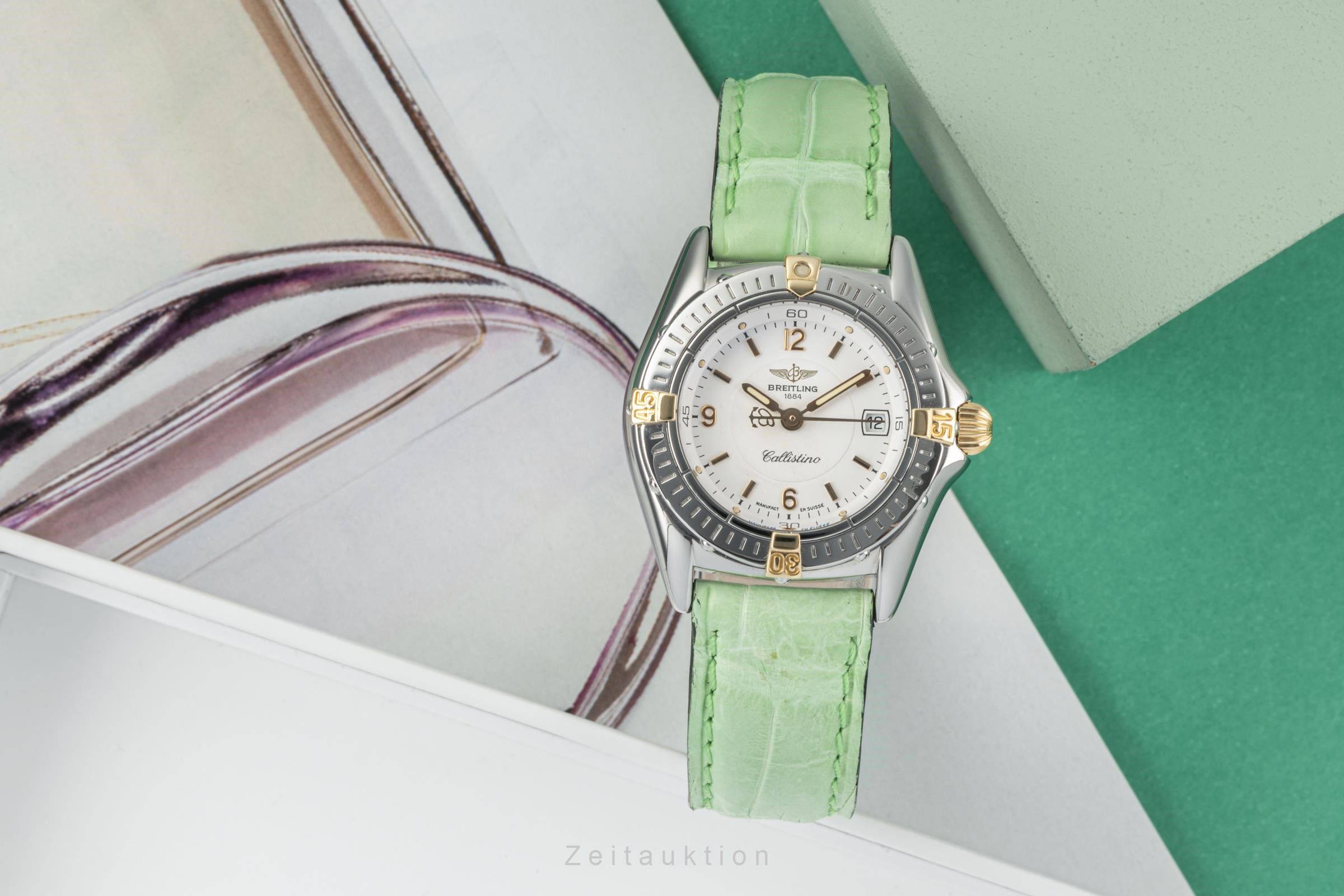 Breitling Callistino Stahl / Gold Quarz Kal. B52 Ref. B52045.1  | Zeitauktion
