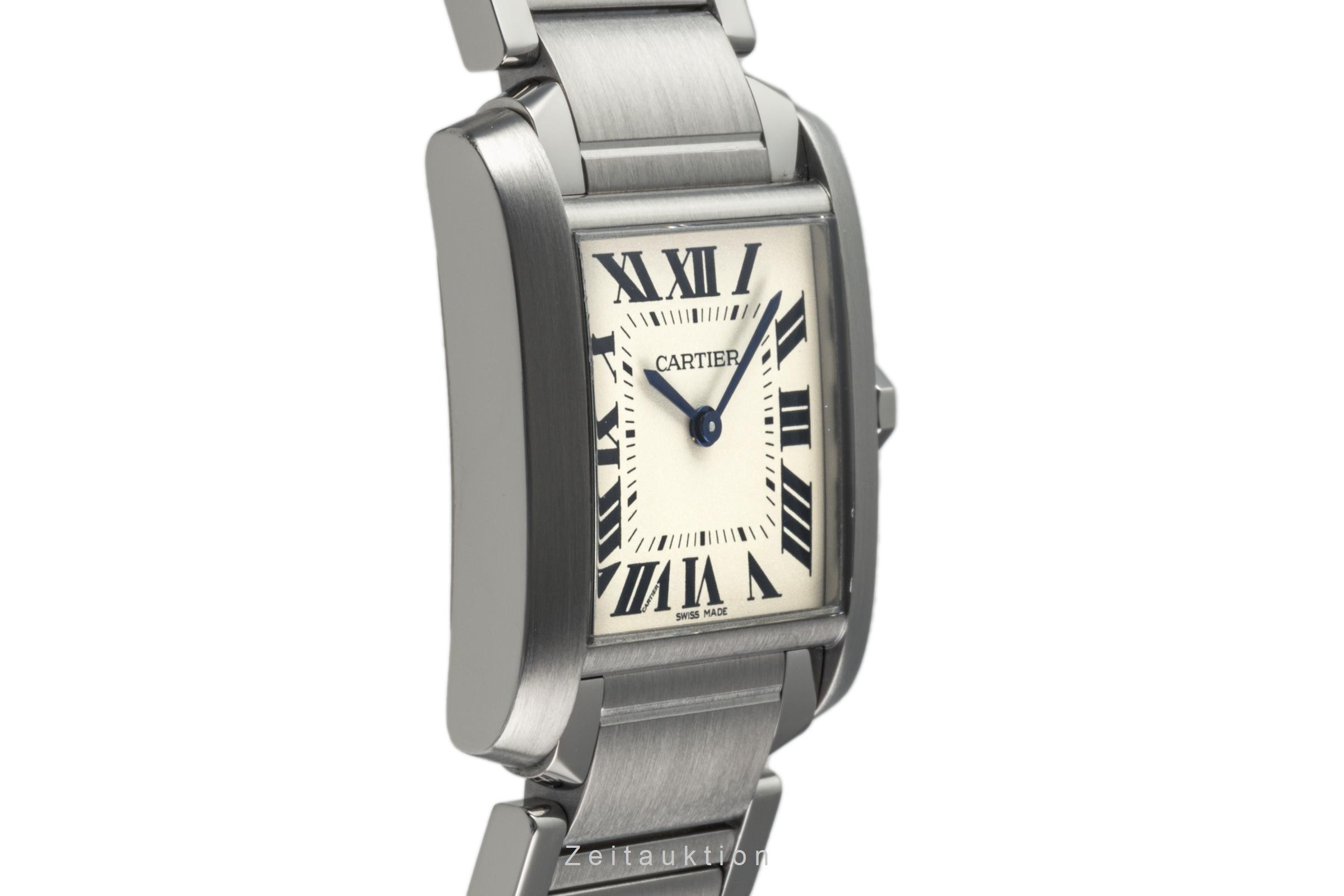 Cartier Tank Francaise steel quartz Kal. 157 Ref. WSTA0005, 3751  | Zeitauktion