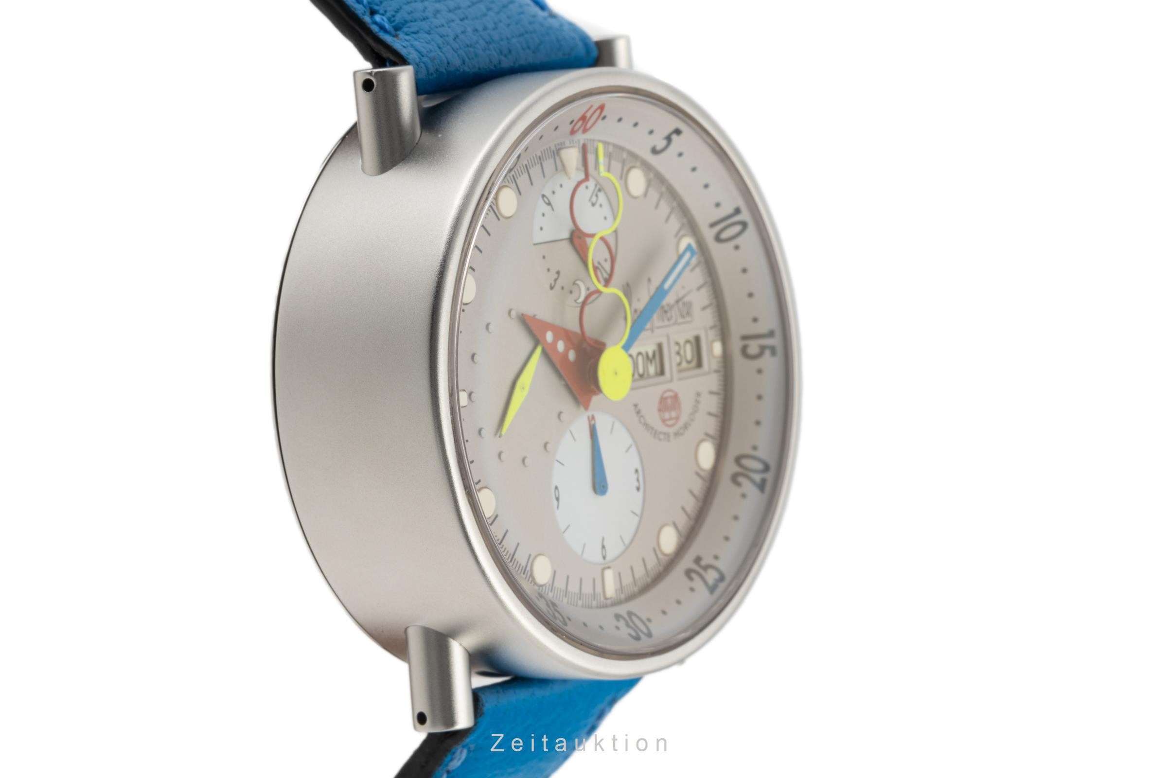 Alain Silberstein Krono Bauhaus cronografo acciaio automatismo LIMITED EDITION | Zeitauktion