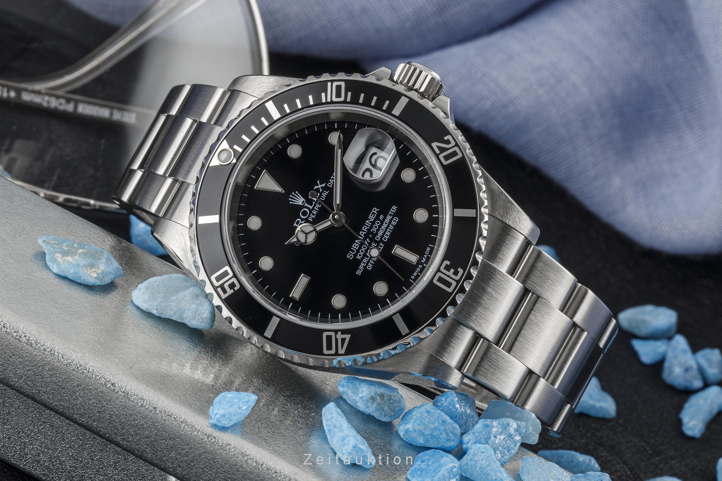 Rolex Submariner acero automático Kal. 3135 Ref. 16610T  | Zeitauktion