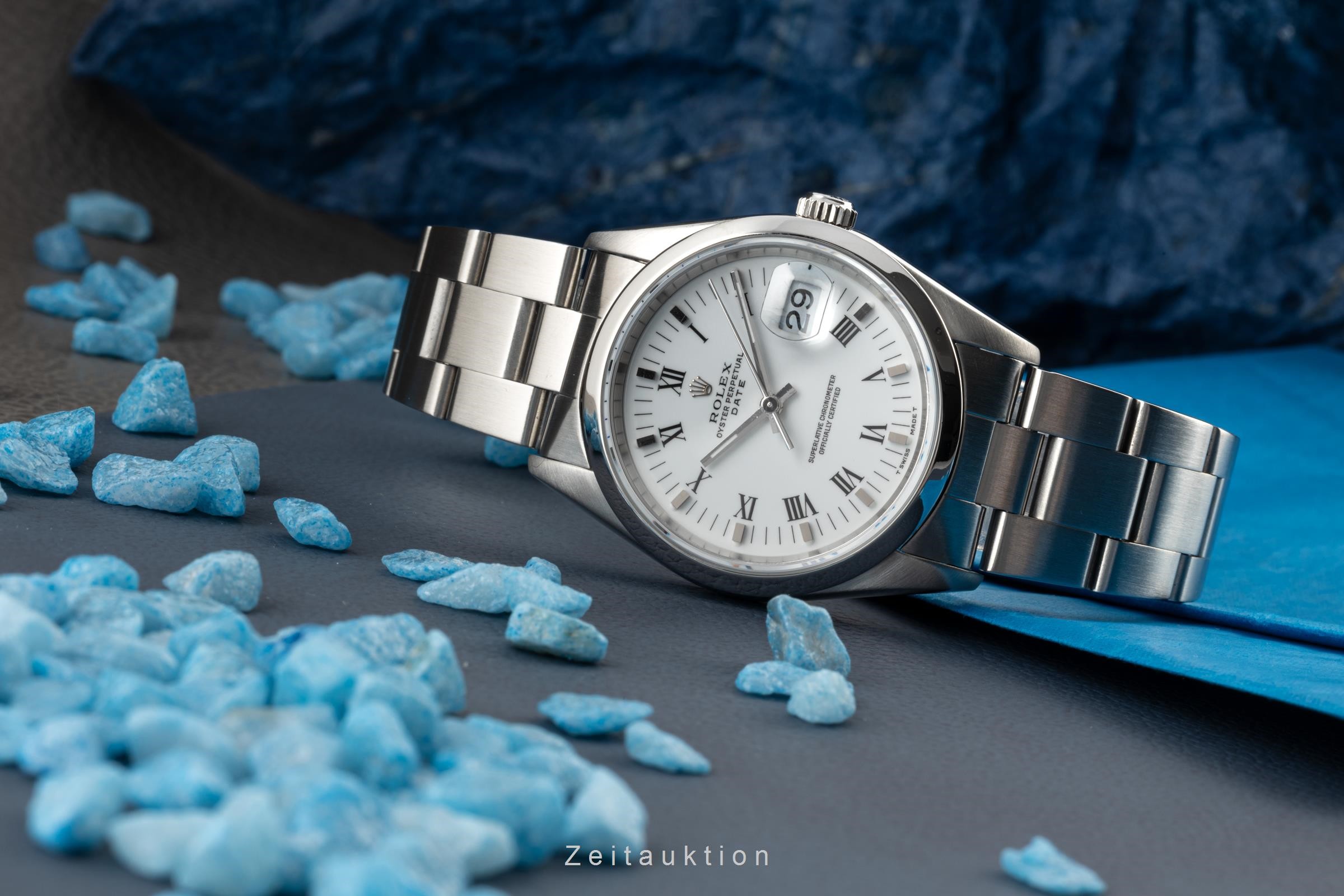Rolex Date acciaio automatismo Kal. 3135 Ref. 15200  | Zeitauktion