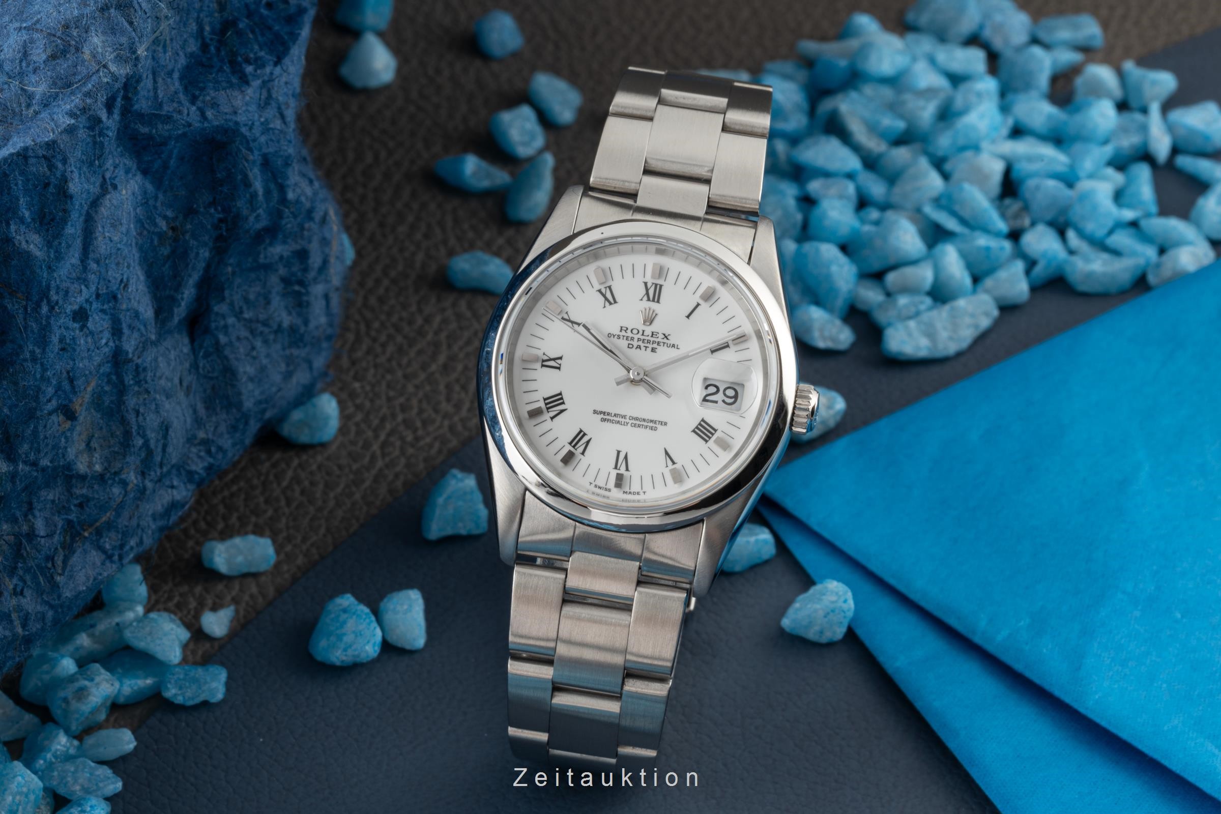 Rolex Date acciaio automatismo Kal. 3135 Ref. 15200  | Zeitauktion