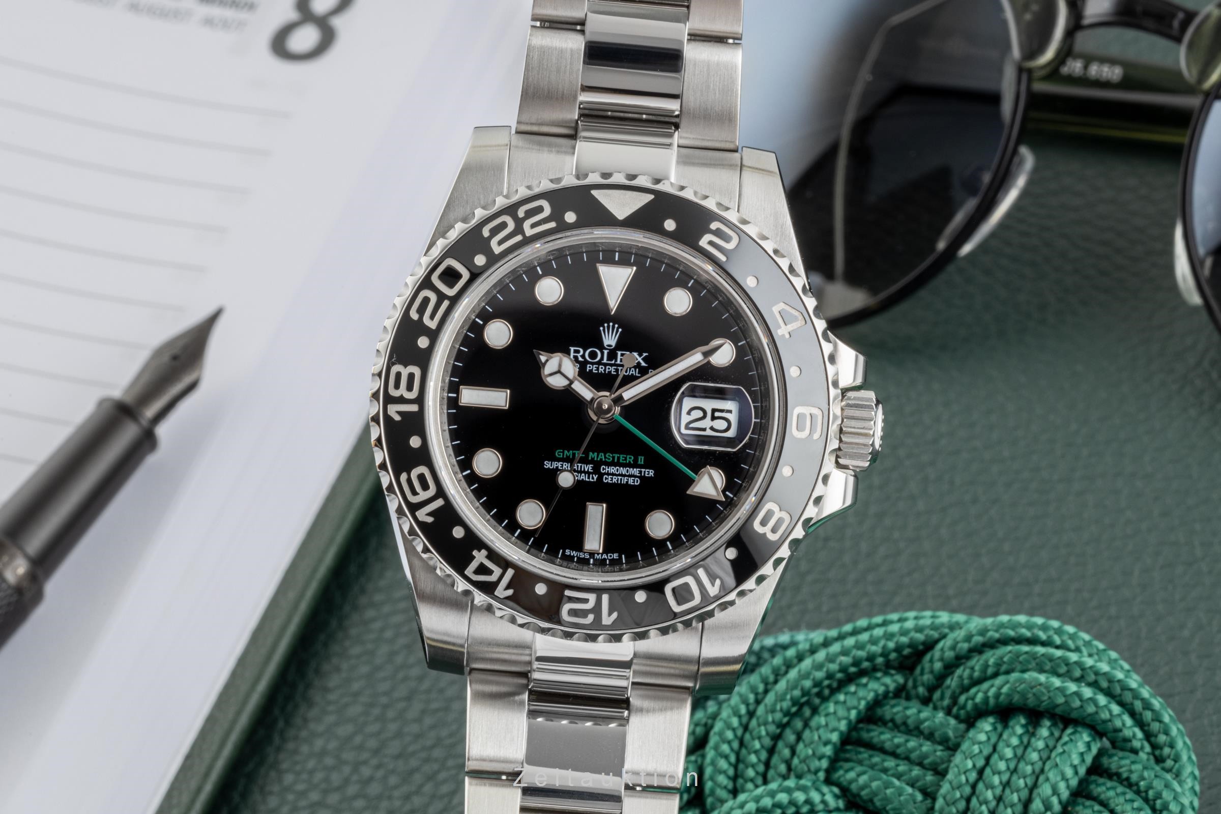 Rolex GMT-Master II acier automatique Kal. 3186 Ref. 116710LN  | Zeitauktion
