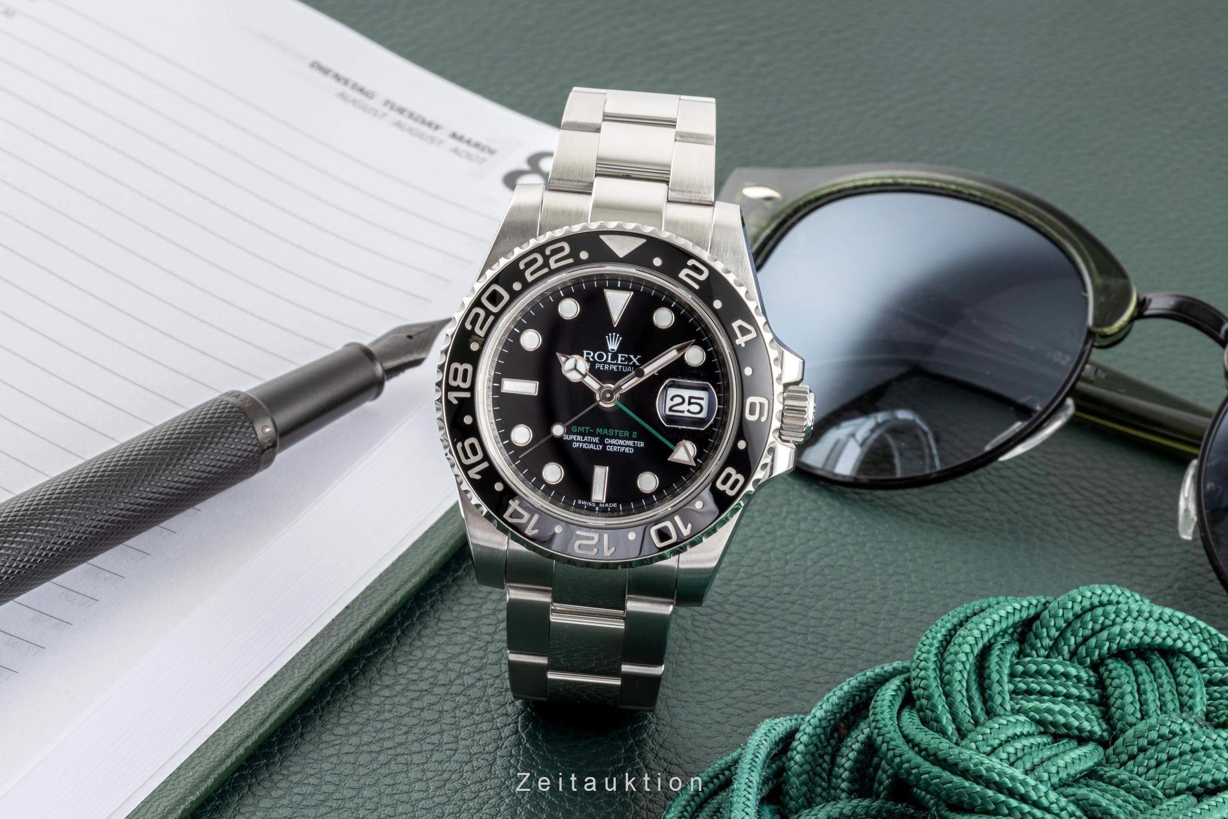 Rolex GMT-Master II acier automatique Kal. 3186 Ref. 116710LN  | Zeitauktion