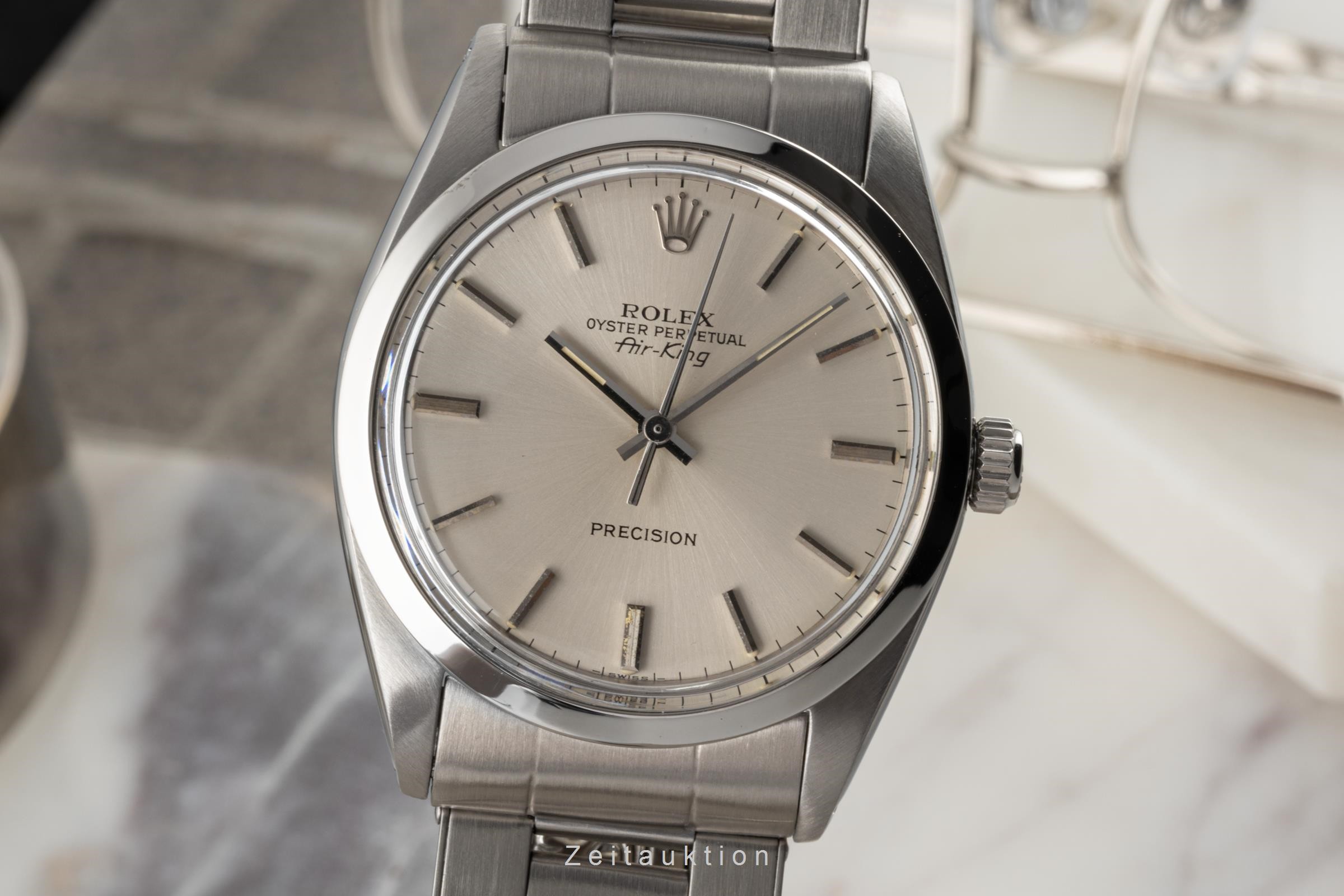 Rolex Air King Stahl Automatik Kal. 1530 Ref. 5504  | Zeitauktion