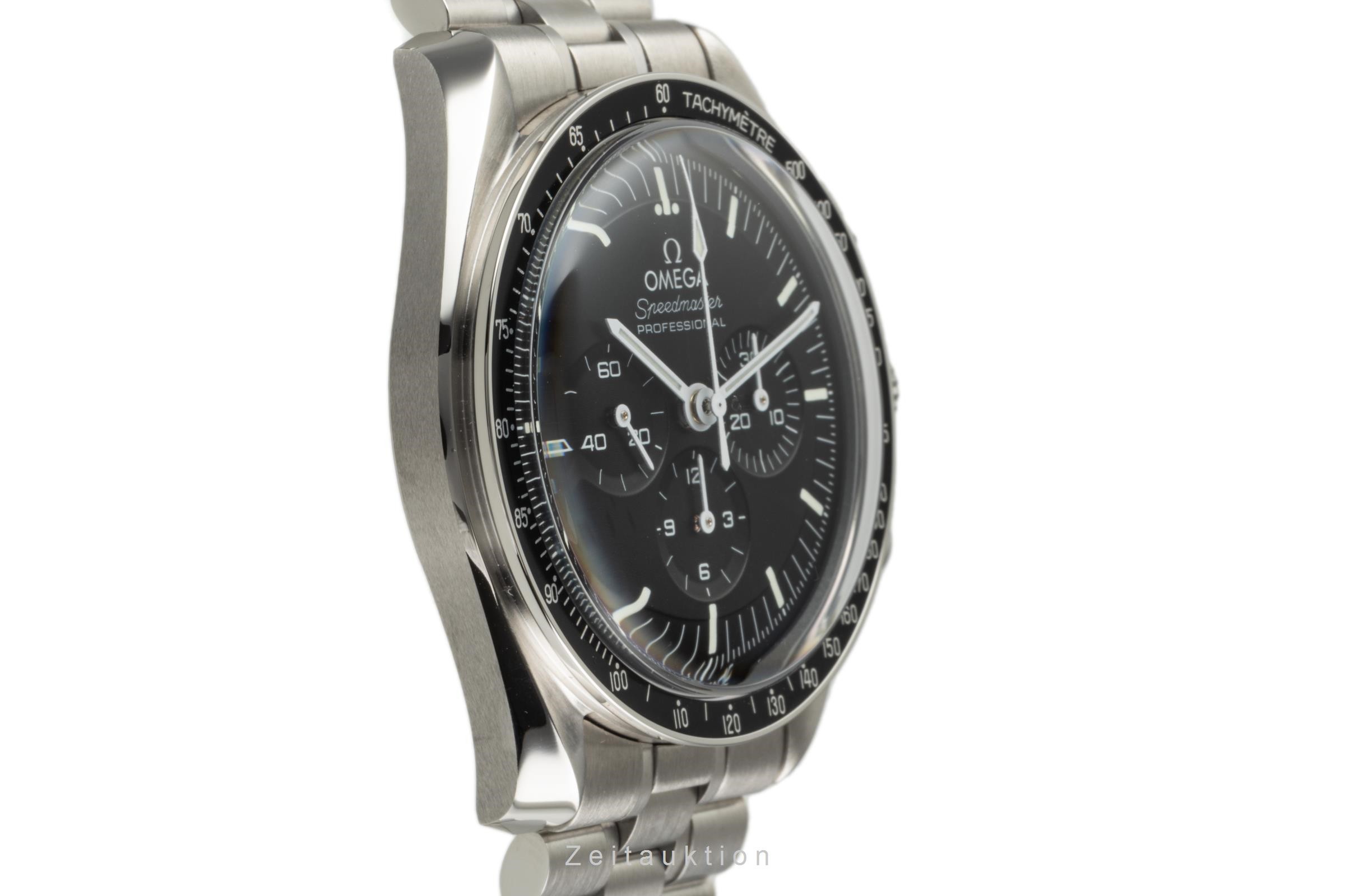 Omega Speedmaster Moonwatch Chronograph Stahl Handaufzug Kal. 3861 Ref. 310.30.42.50.01.001  | Zeitauktion
