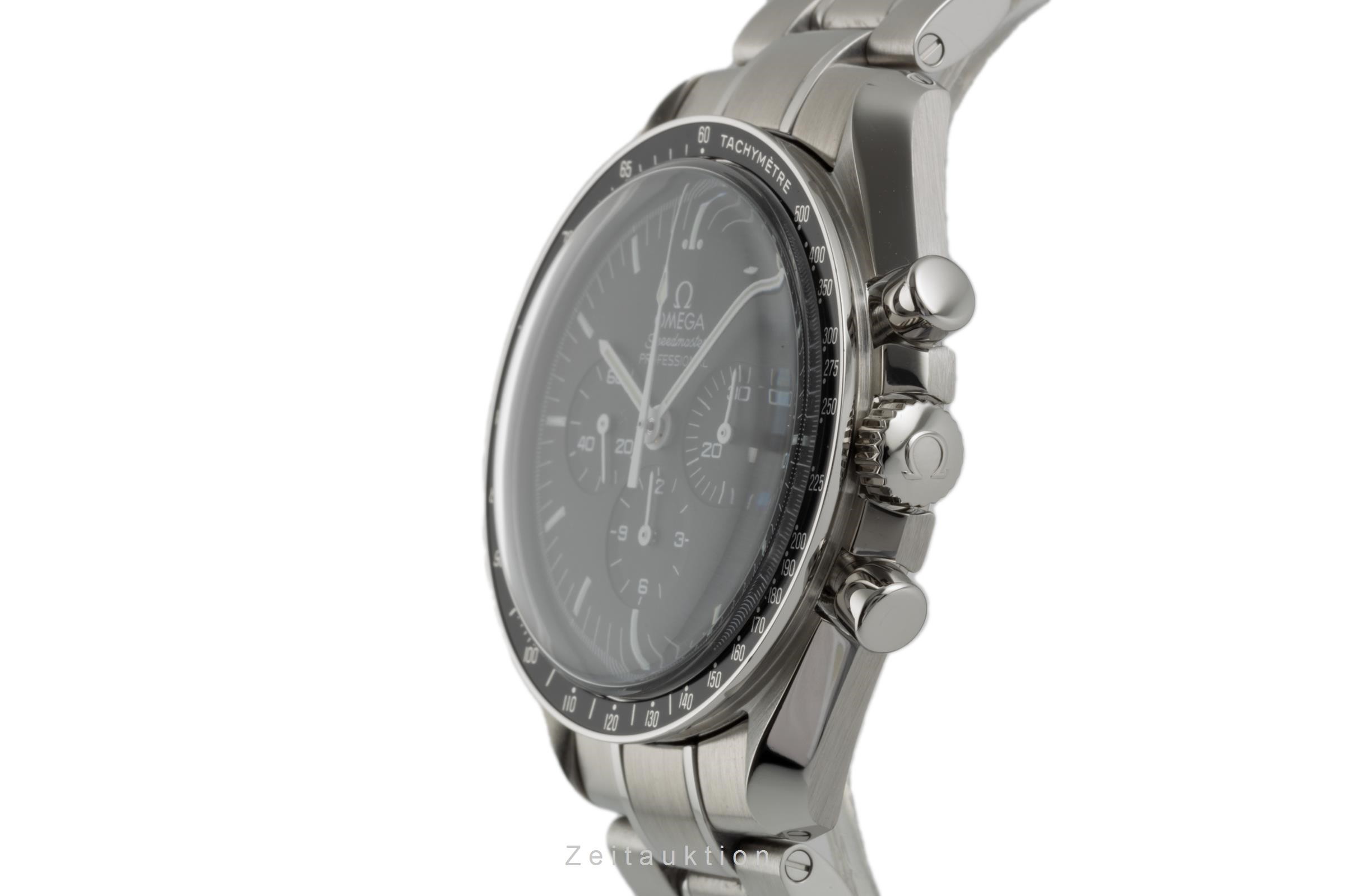 Omega Speedmaster Moonwatch chronograph steel manual winding Kal. 1861 Ref. 311.30.42.30.01.005  | Zeitauktion