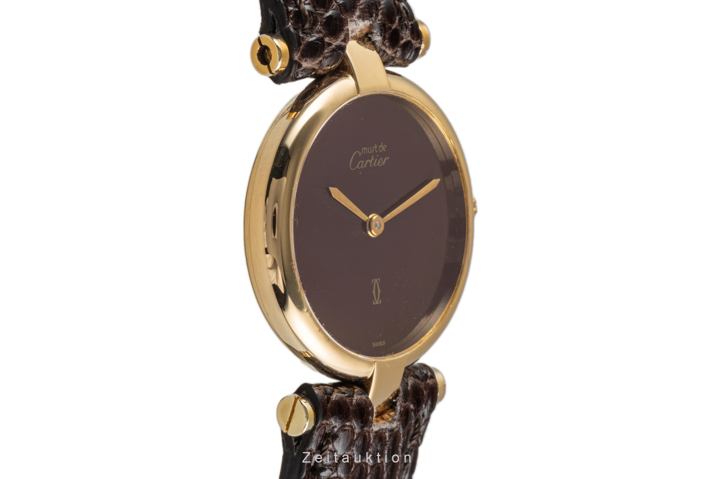 Cartier Vendome 18 ct gold quartz Kal. 81 Ref. 81002  | Zeitauktion