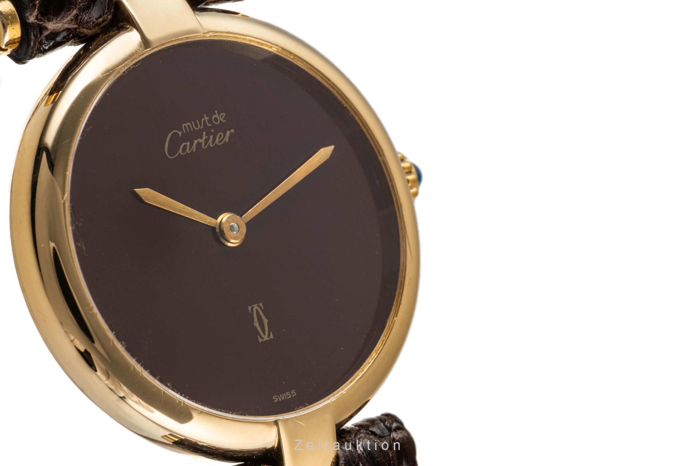 Cartier Vendome 18 ct gold quartz Kal. 81 Ref. 81002  | Zeitauktion