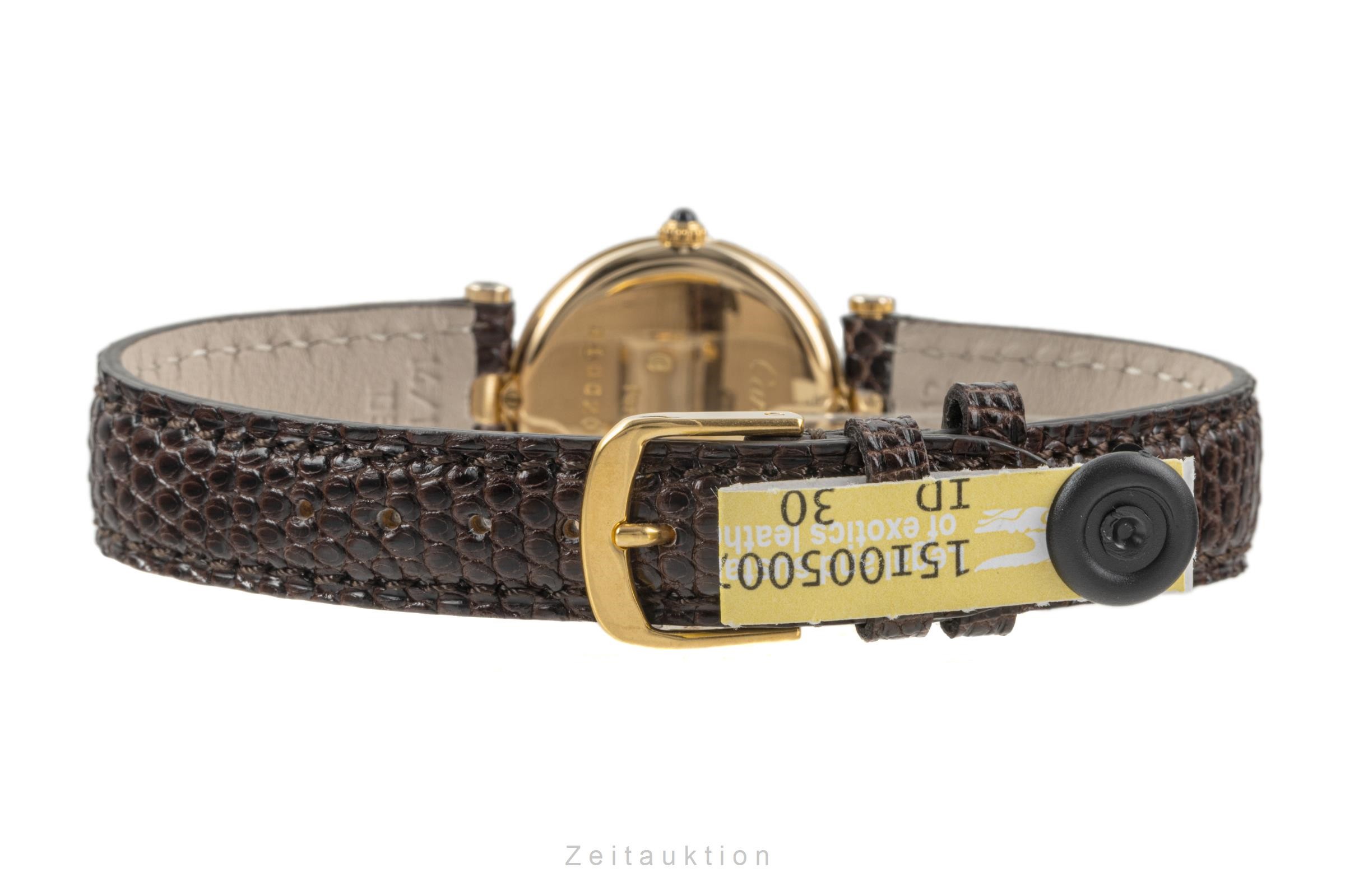Cartier Vendome 18 ct gold quartz Kal. 81 Ref. 81002  | Zeitauktion