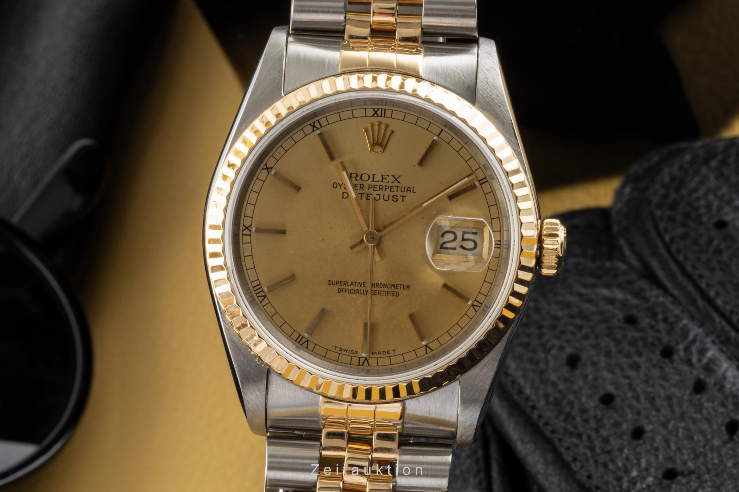 Rolex Datejust acciaio / oro automatismo Kal. 3135 Ref. 16233  | Zeitauktion