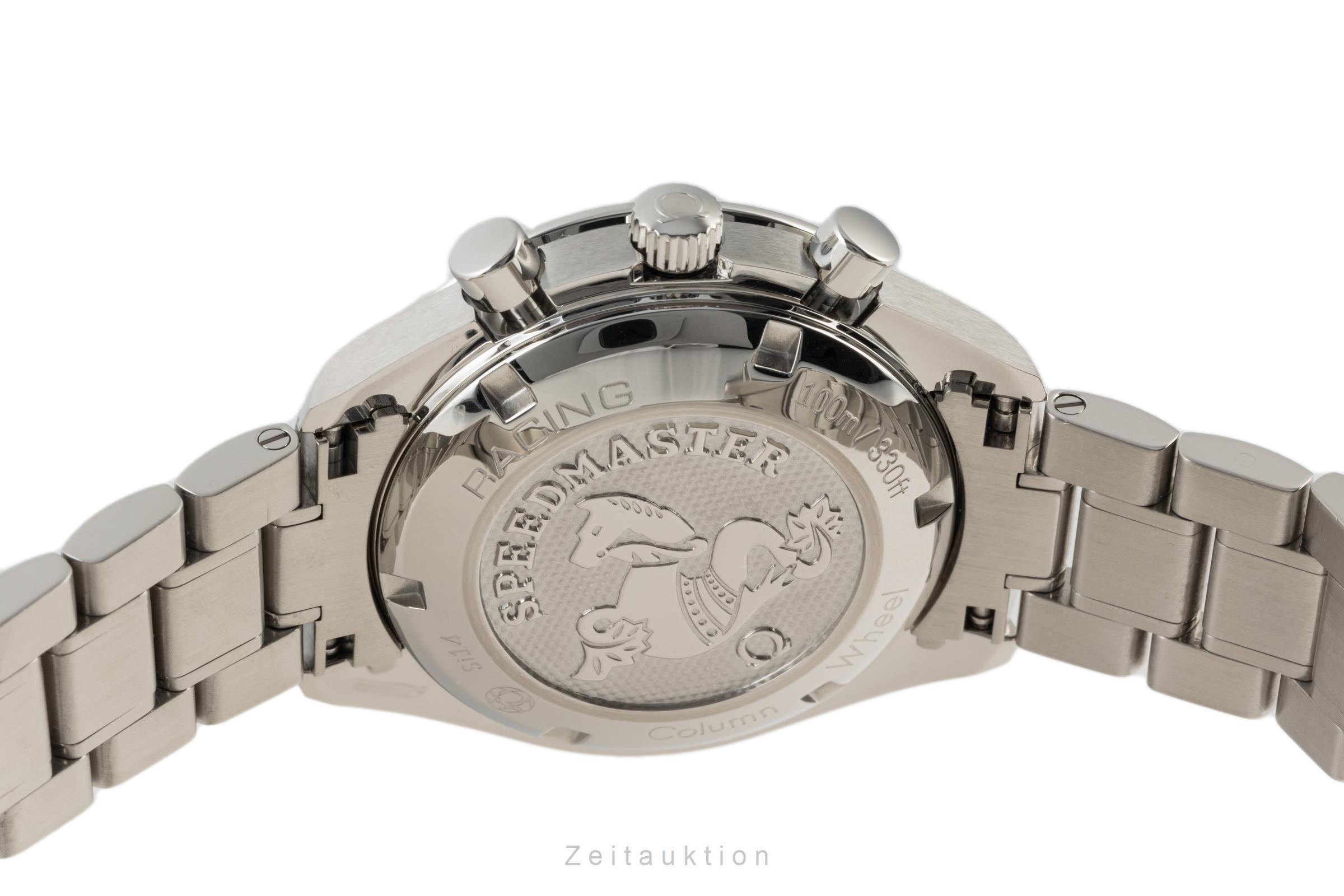 Omega Speedmaster Racing Chronograph Stahl Automatik Kal. 3330 Ref. 326.30.40.50.01.001  | Zeitauktion