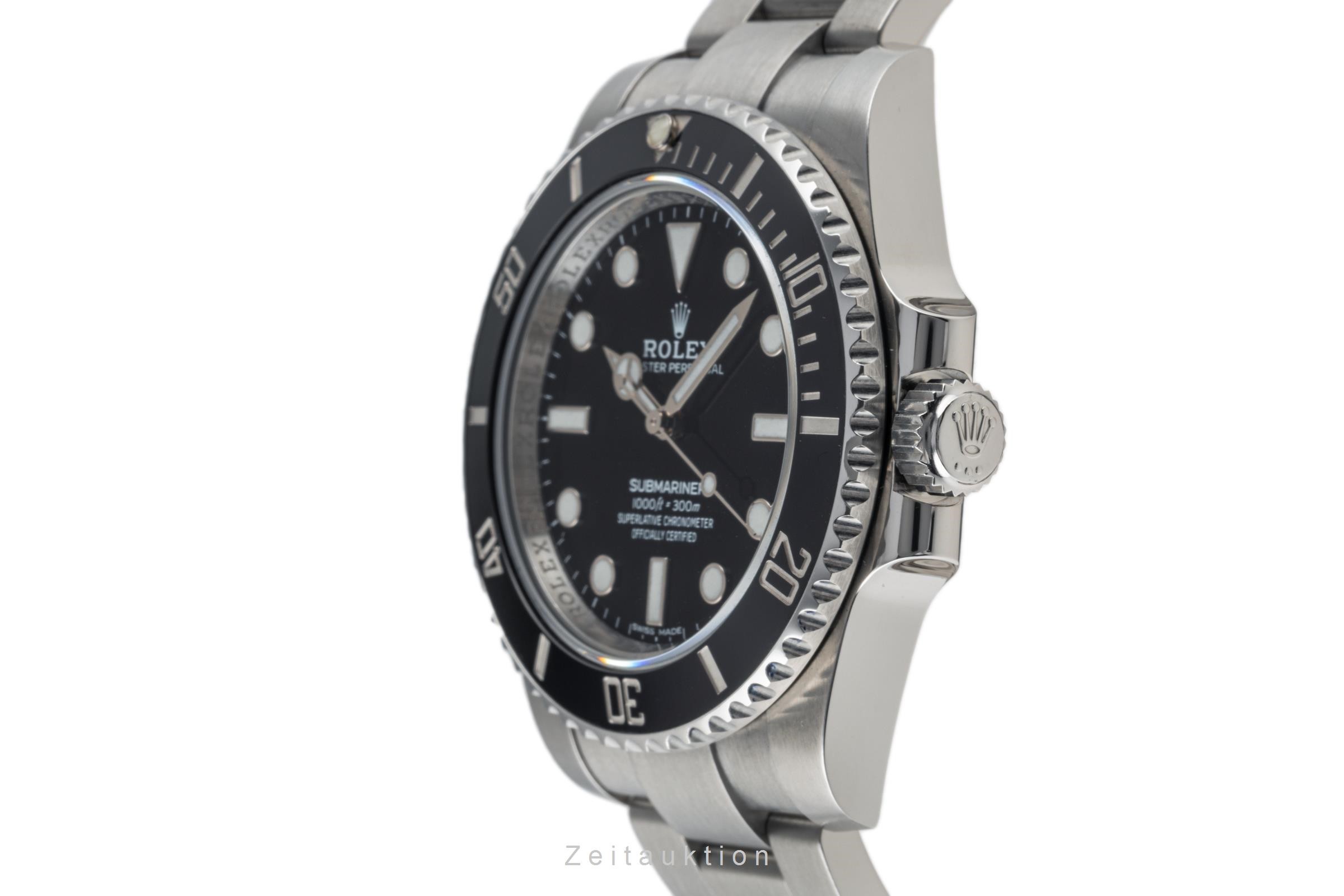 Rolex Submariner Stahl Automatik Kal. 3130 Ref. 114060  | Zeitauktion