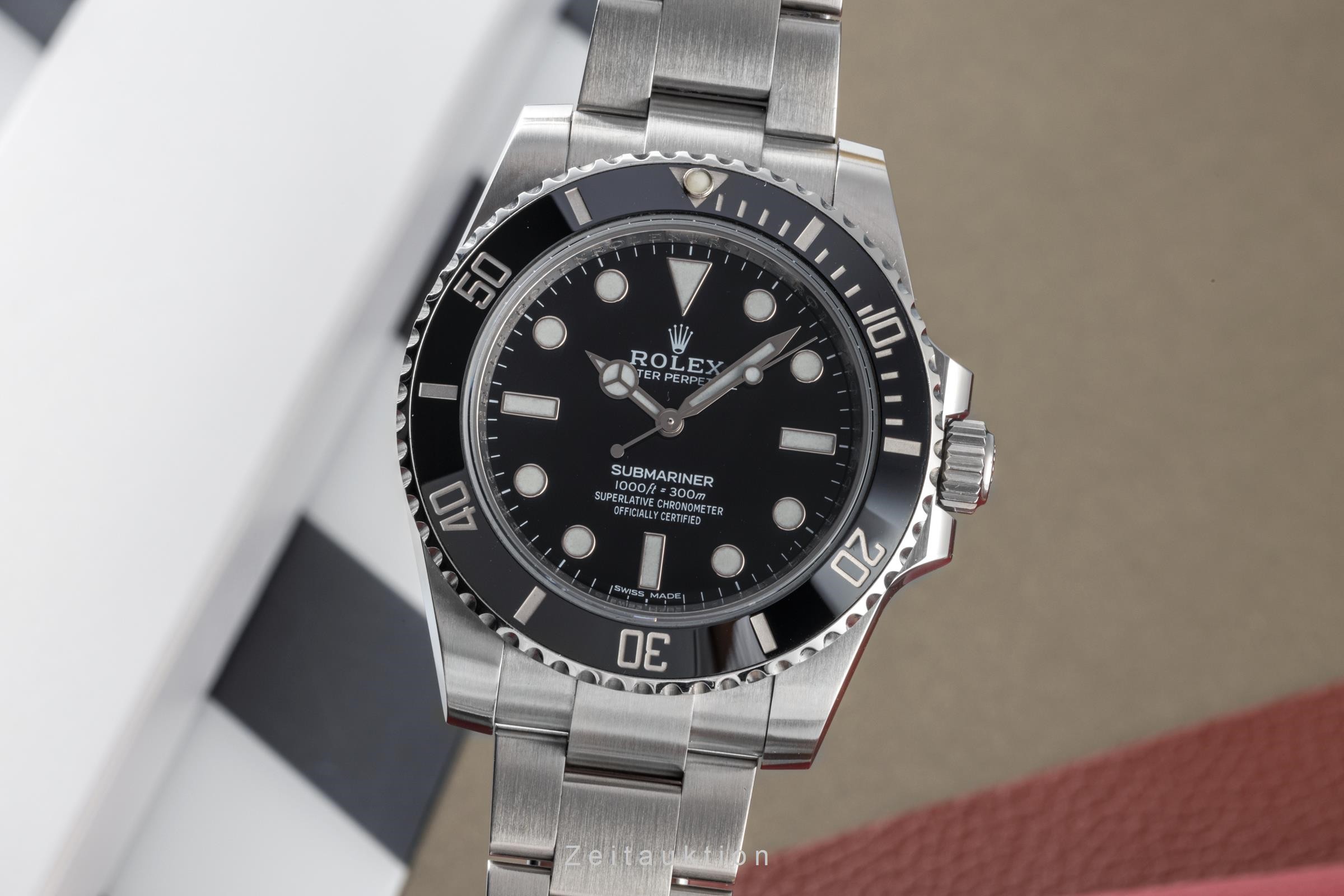 Rolex Submariner Stahl Automatik Kal. 3130 Ref. 114060  | Zeitauktion