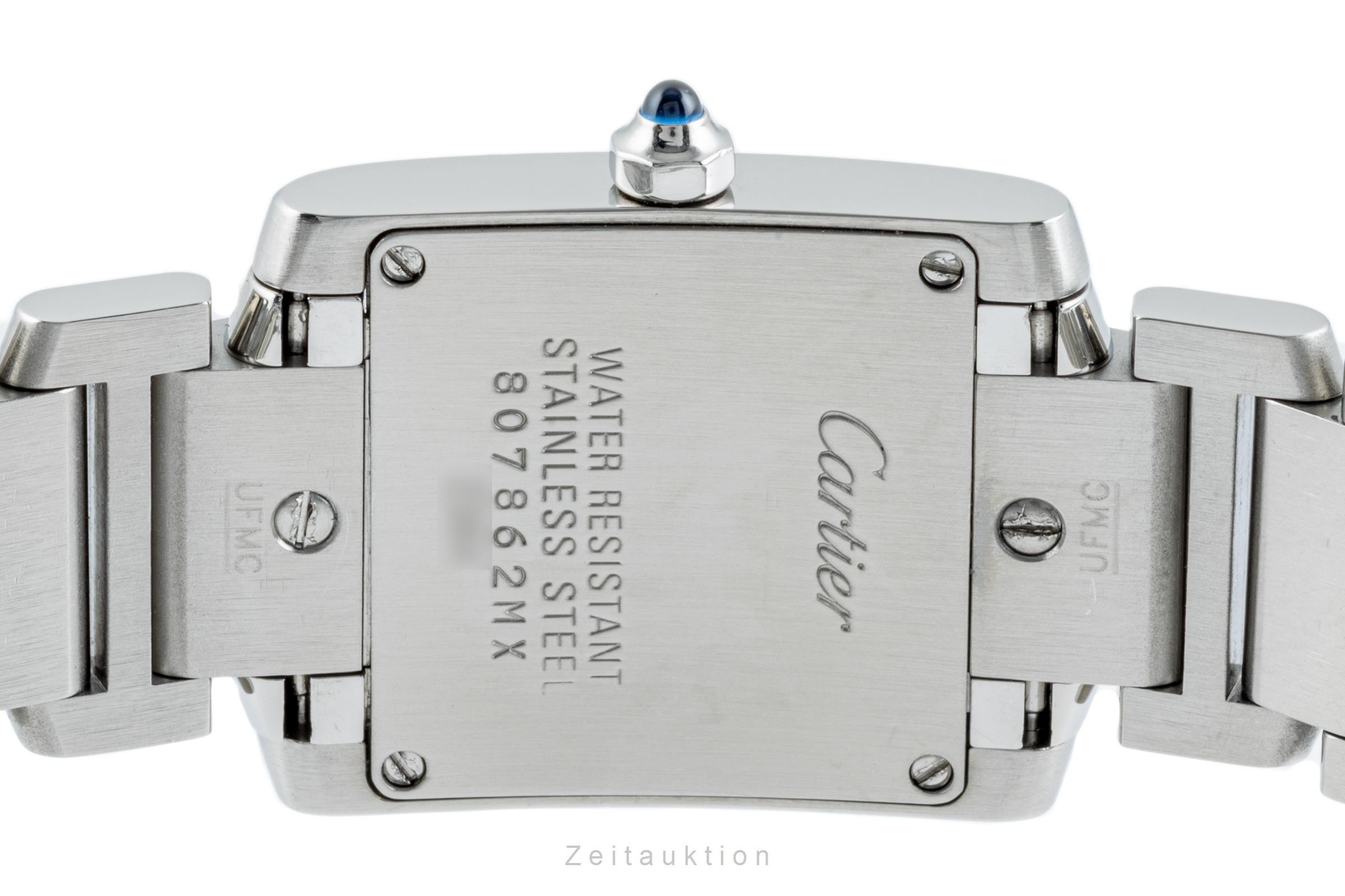 Cartier Tank Francaise steel quartz Kal. 057 Ref. 2384, W51008Q3  | Zeitauktion