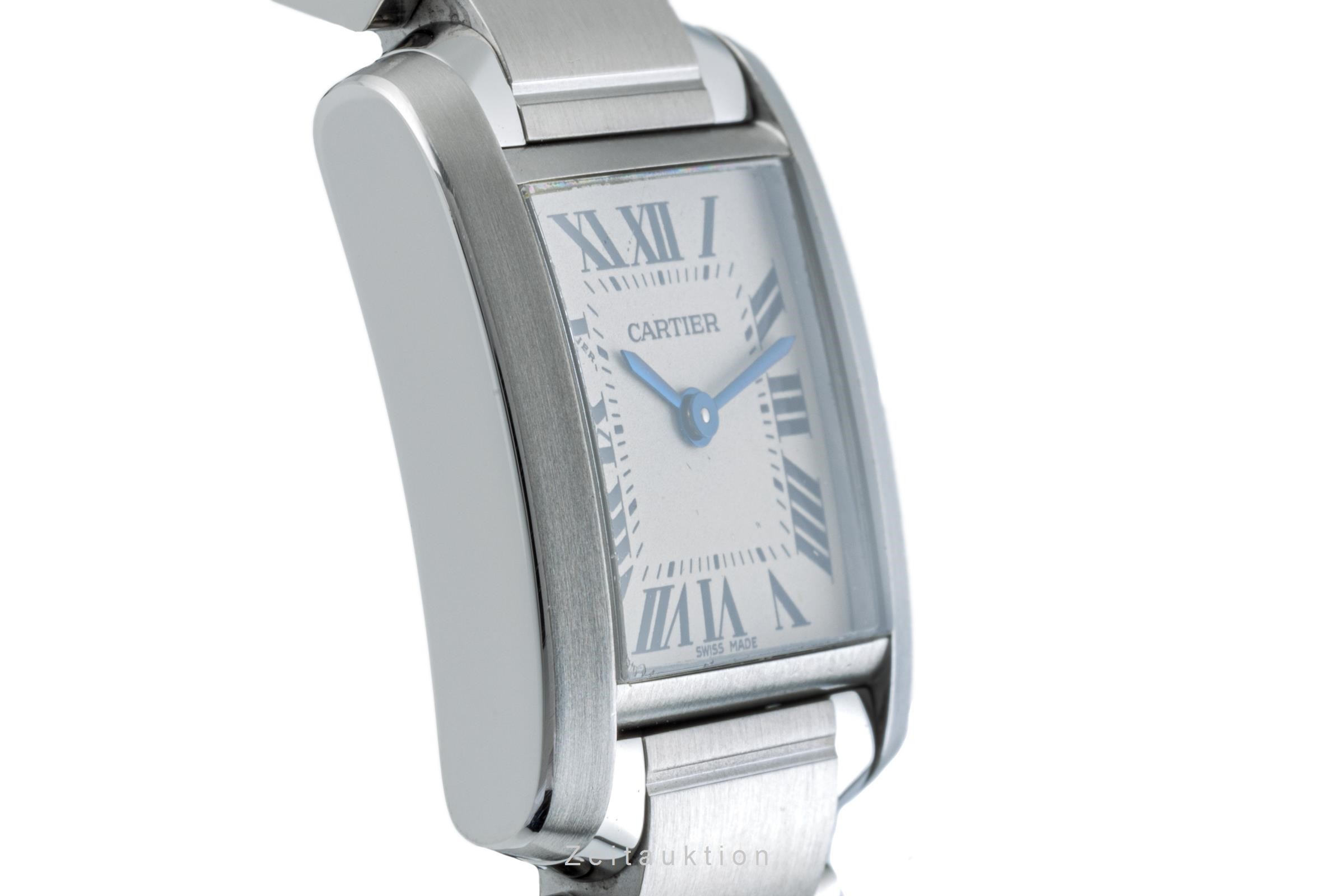 Cartier Tank Francaise steel quartz Kal. 057 Ref. 2384, W51008Q3  | Zeitauktion