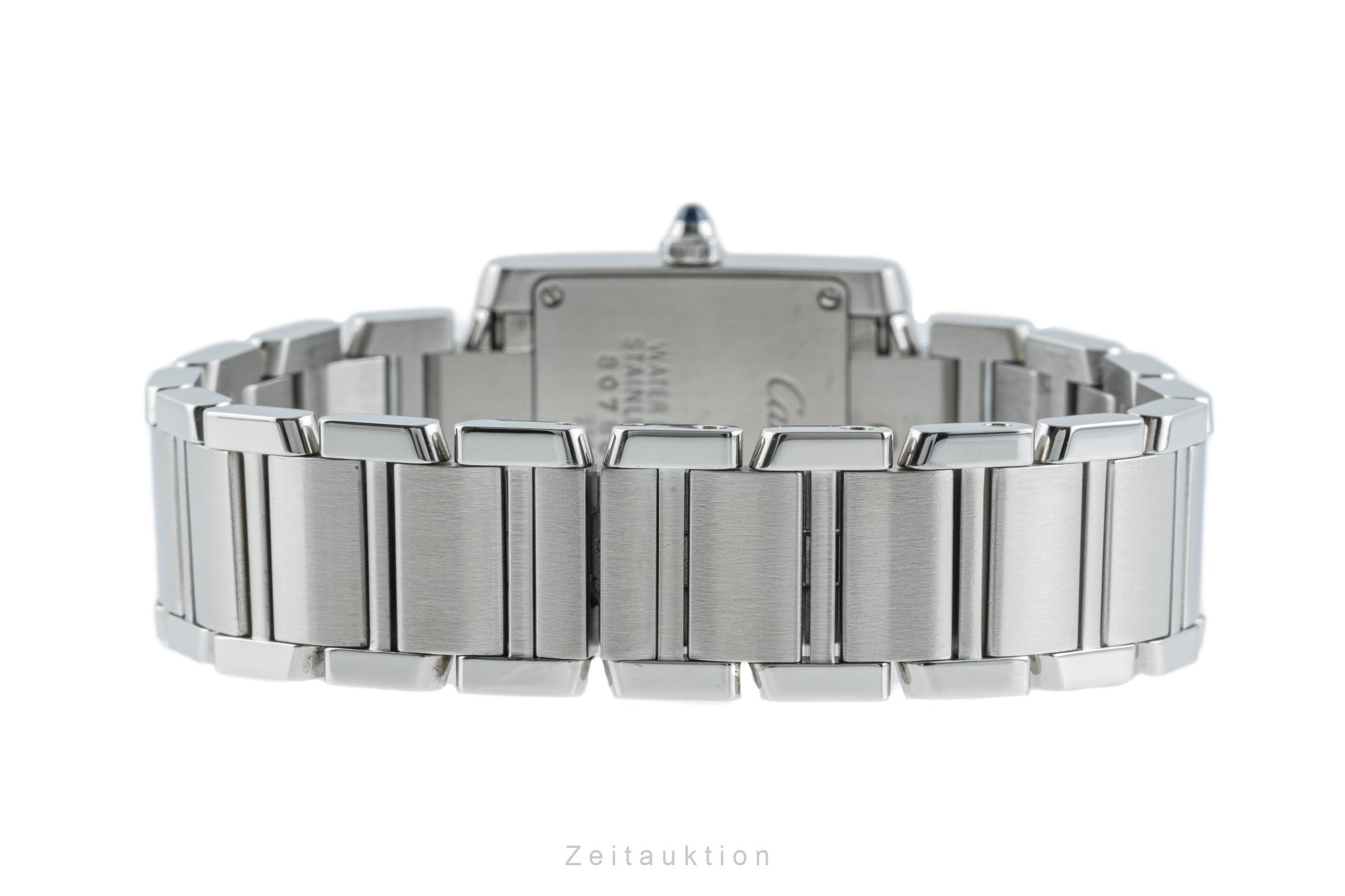 Cartier Tank Francaise steel quartz Kal. 057 Ref. 2384, W51008Q3  | Zeitauktion
