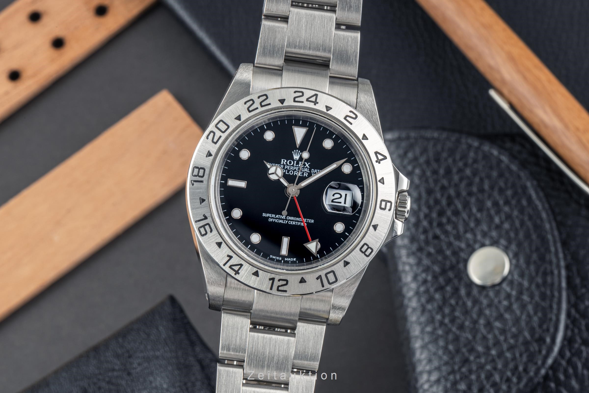 Rolex Explorer II acero automático Kal. 3185 Ref. 16570  | Zeitauktion