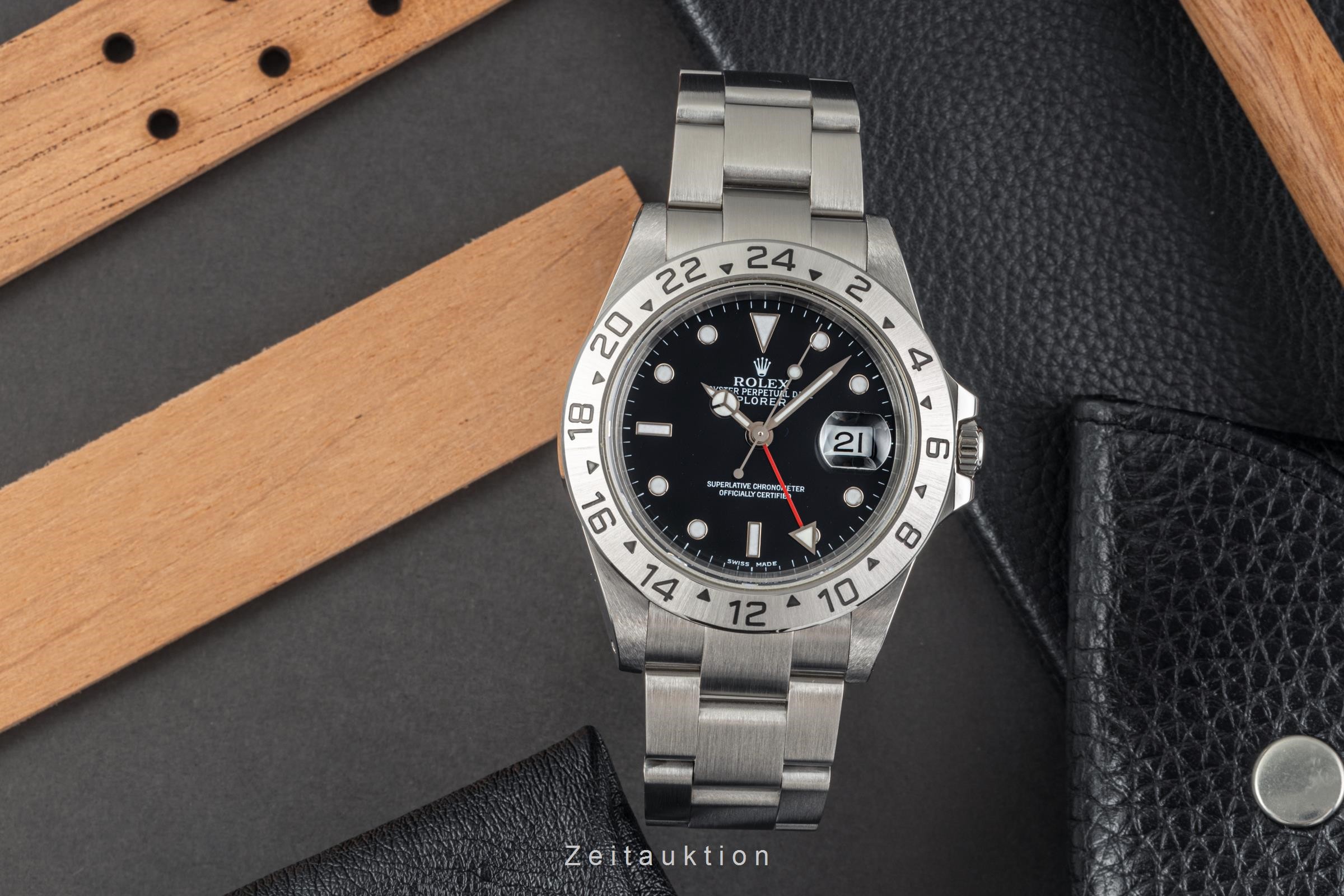 Rolex Explorer II acero automático Kal. 3185 Ref. 16570  | Zeitauktion