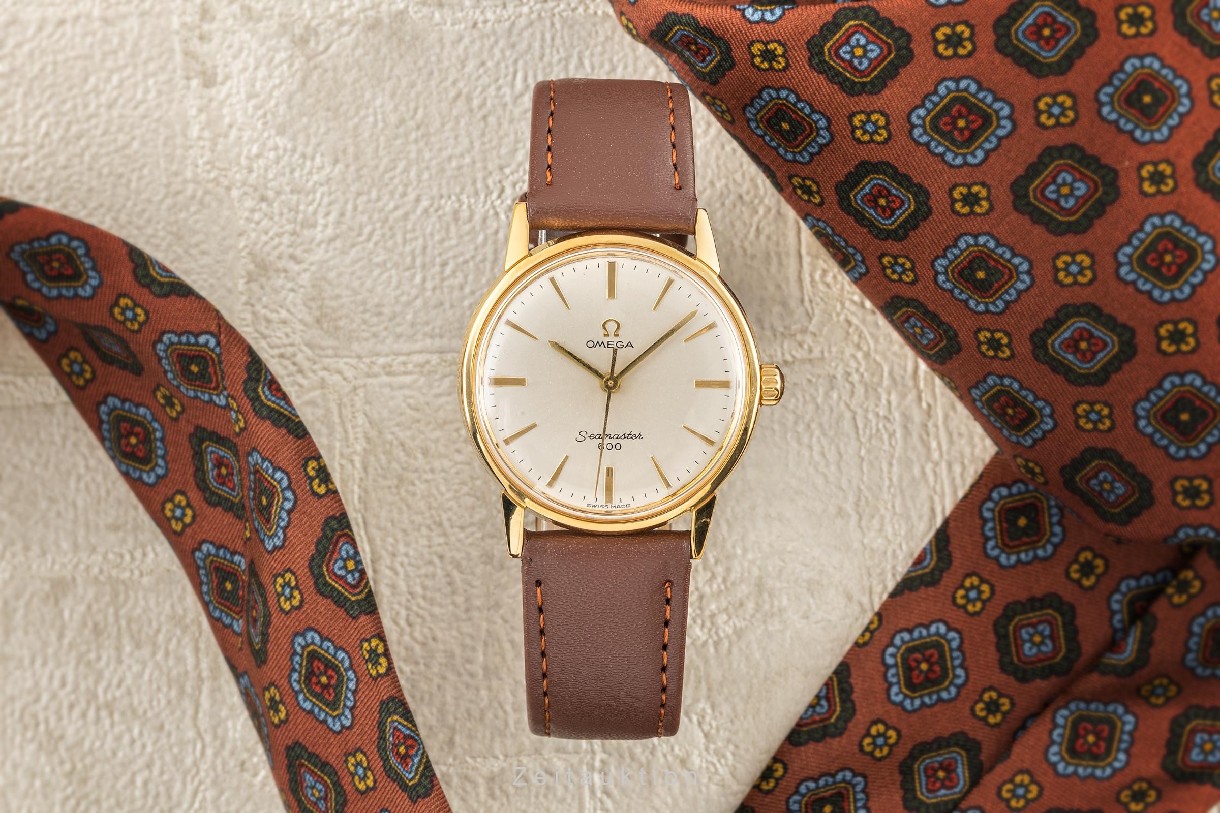 Omega Seamaster ottone dorato carica manuale Kal. 600 Ref. 135.012  | Zeitauktion