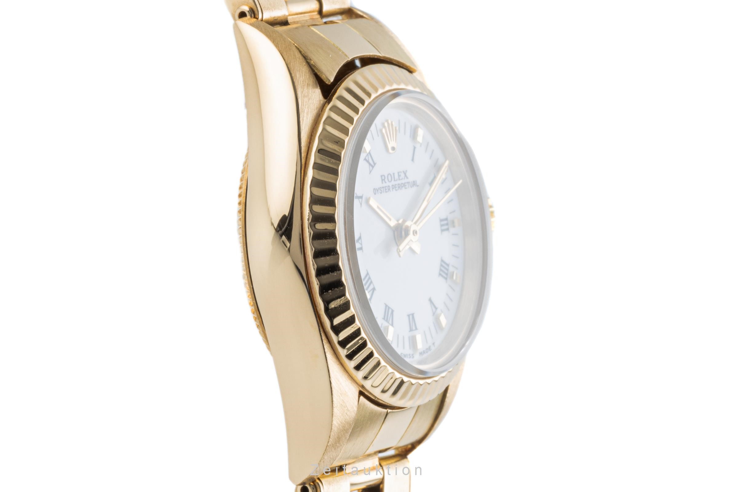 Rolex Oyster Perpetual oro 18 ct automatismo Kal. 2130 Ref. 67198  | Zeitauktion