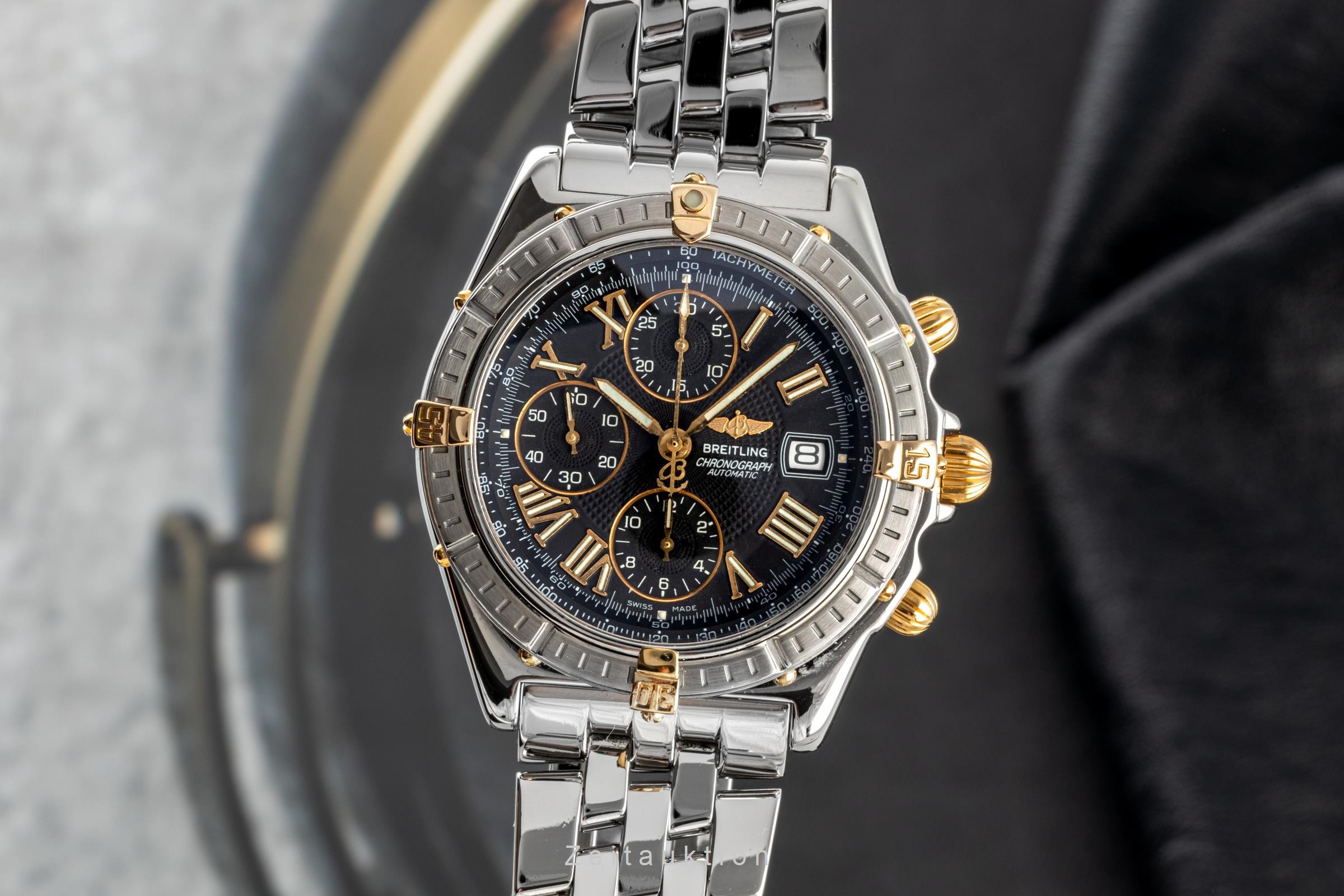 Breitling Crosswind Chronograph Stahl / Gold Automatik Kal. B13 Ref. B13055  | Zeitauktion