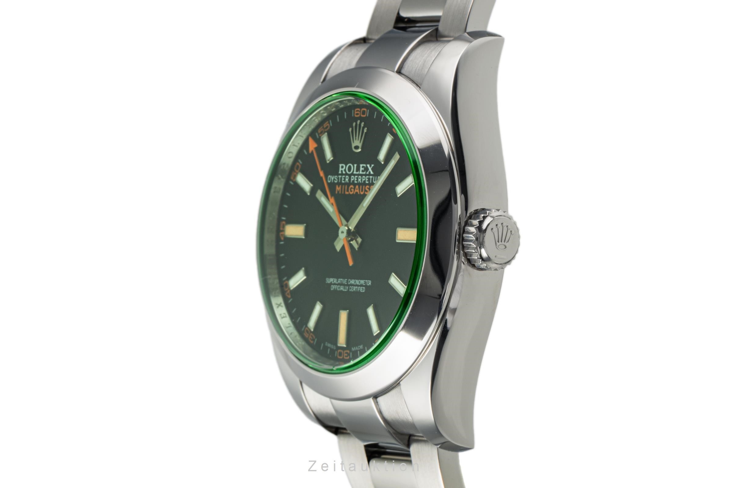 Rolex Milgauss steel automatic Kal. 3131 Ref. 116400GV  | Zeitauktion