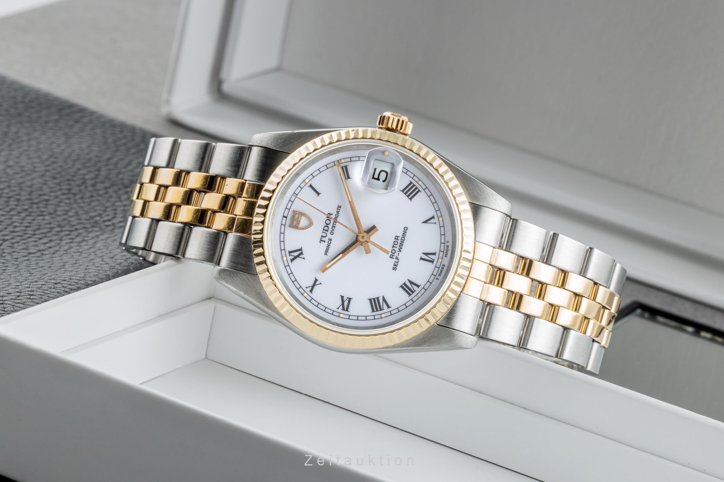 Tudor Prince Oysterdate steel / gold automatic Ref. 74033  | Zeitauktion