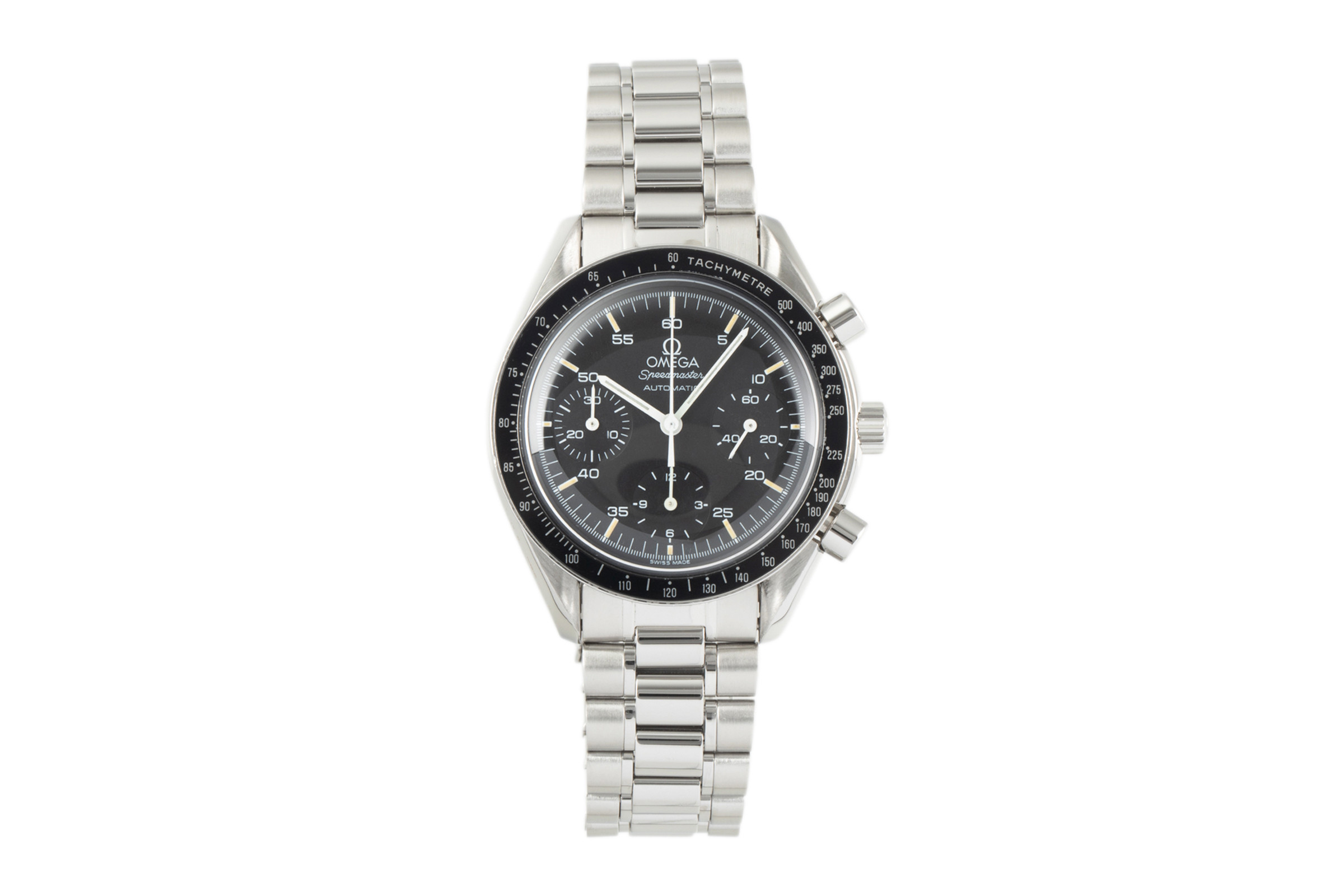 Omega Speedmaster chronograph steel automatic Kal. 3220 Ref. 3510.50.00  | Zeitauktion