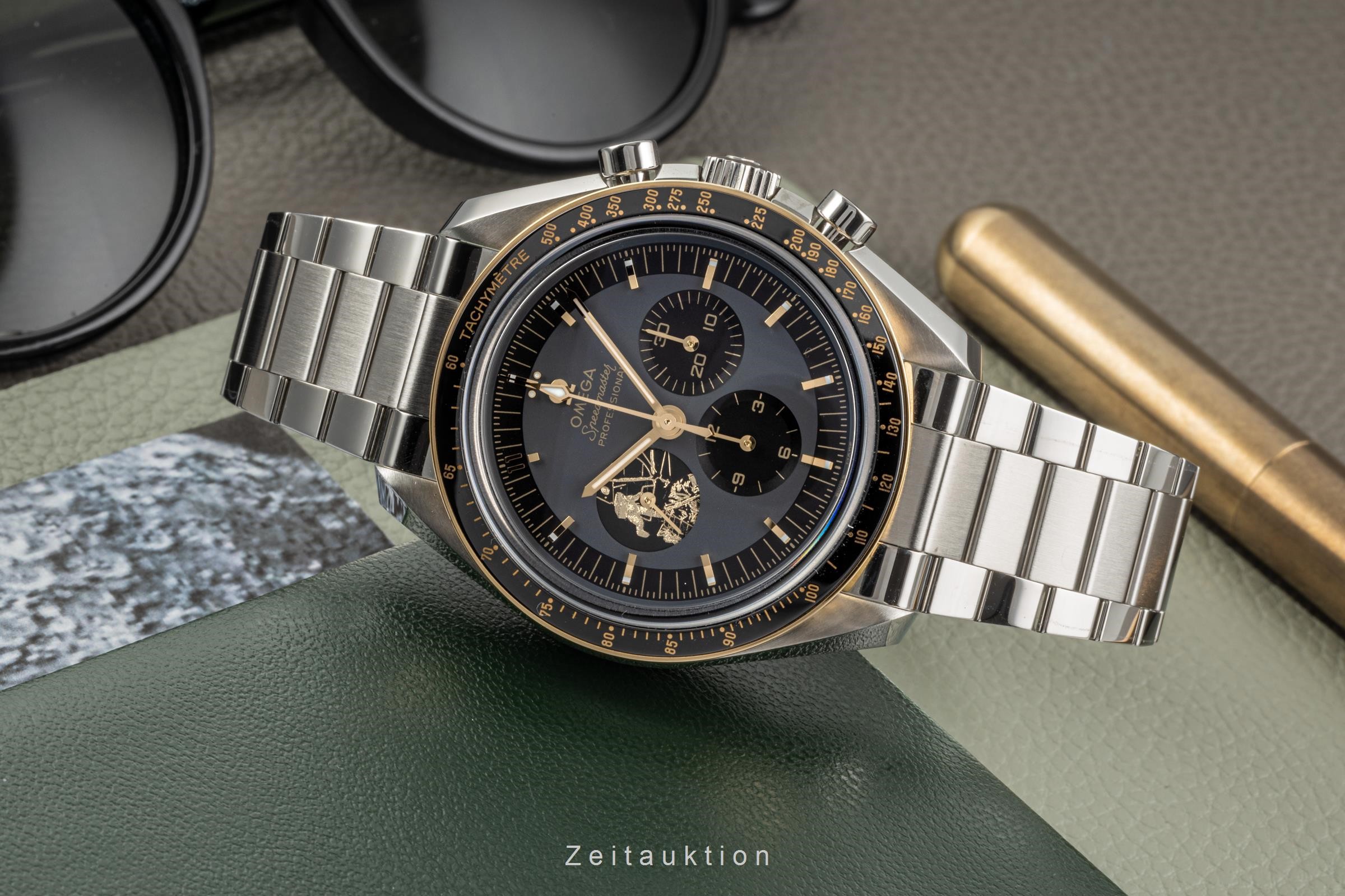 Omega Speedmaster Moonwatch Chronograph Stahl / Gold Handaufzug Kal. 3861 Ref. 310.20.42.50.01.001 LIMITED EDITION | Zeitauktion