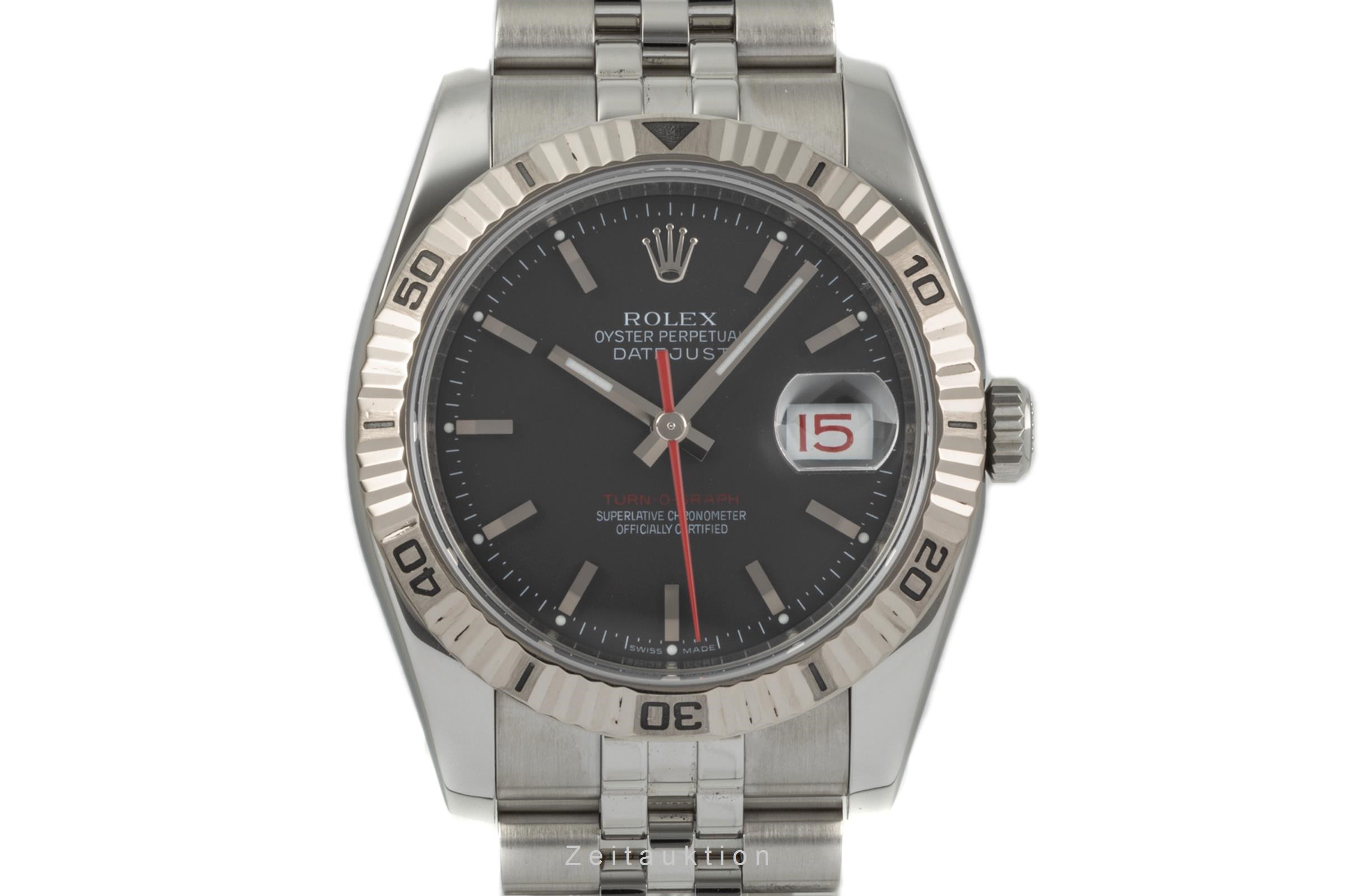 Rolex Datejust steel / white gold automatic Kal. 3135 Ref. 116264  | Zeitauktion