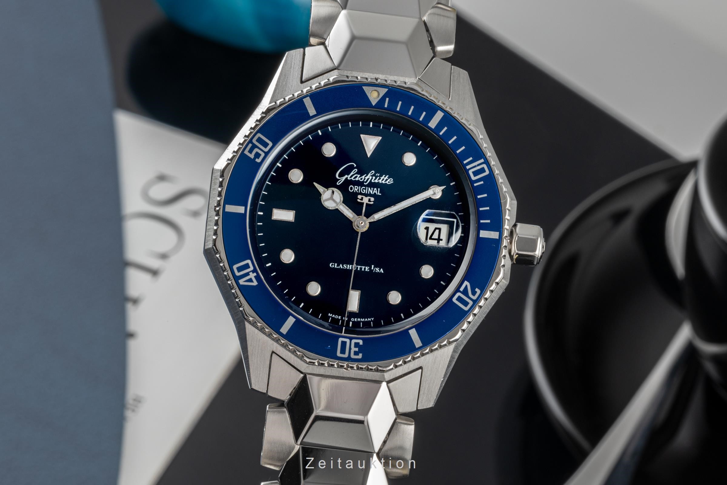 Glashütte Sport Evolution  Stahl Automatik Kal. GUB 10-30 Ref. 10-33-12-12-04  | Zeitauktion