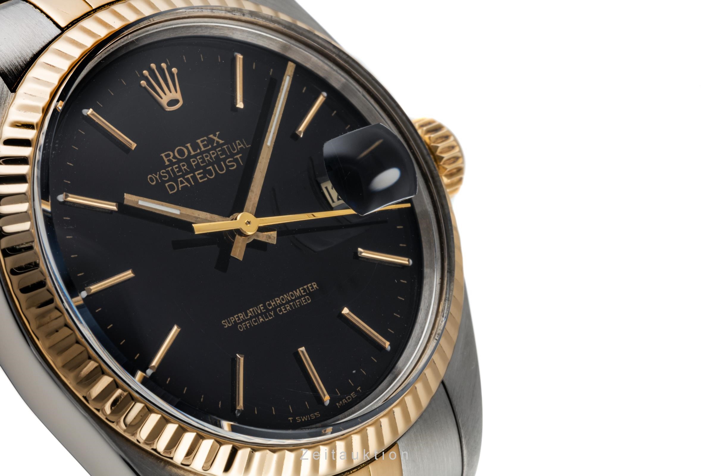 Rolex Datejust acier / or  automatique Kal. 3035 Ref. 16013  | Zeitauktion