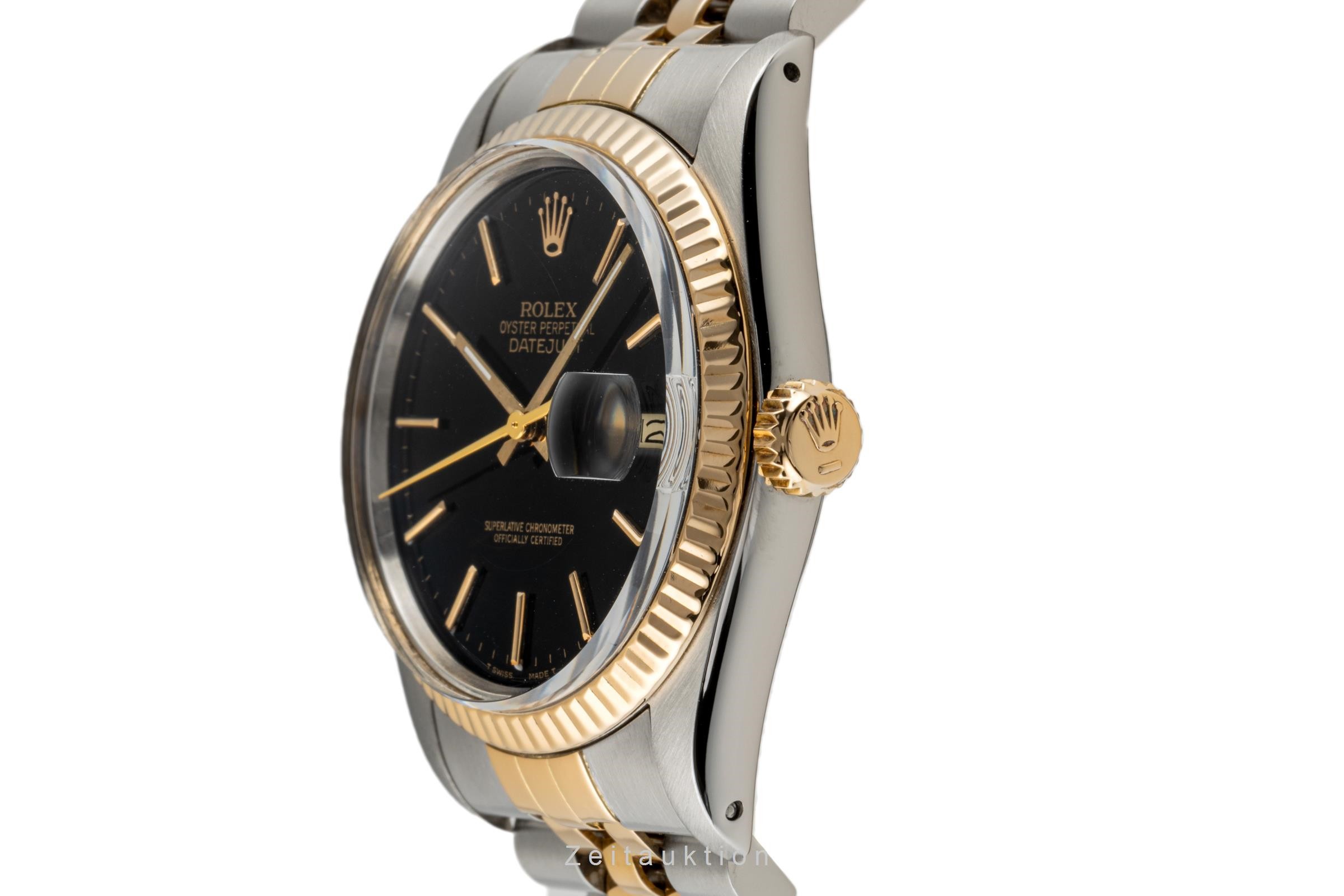 Rolex Datejust acier / or  automatique Kal. 3035 Ref. 16013  | Zeitauktion