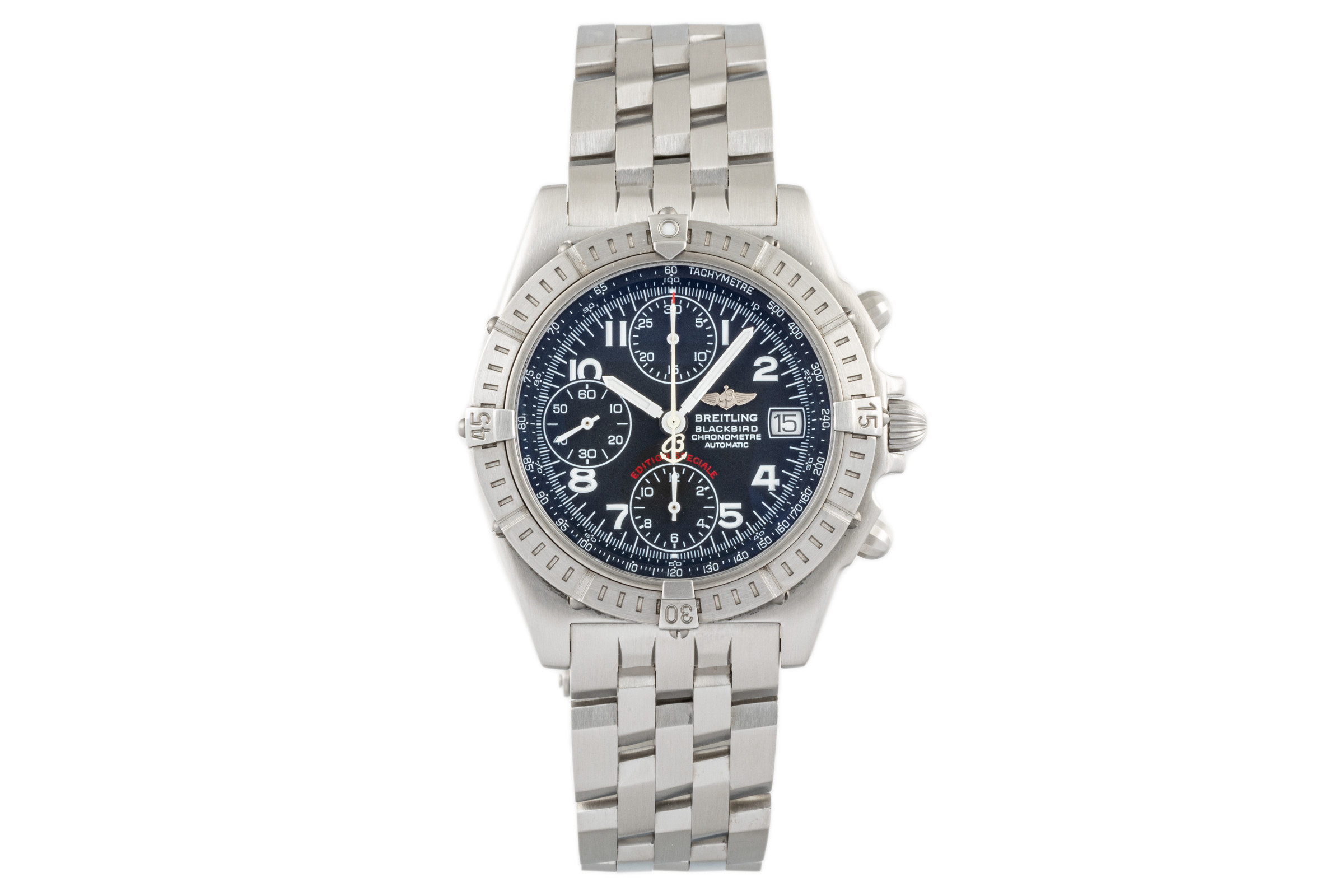 Breitling Blackbird chronograph steel automatic Kal. B13 Ref. A13353  | Zeitauktion