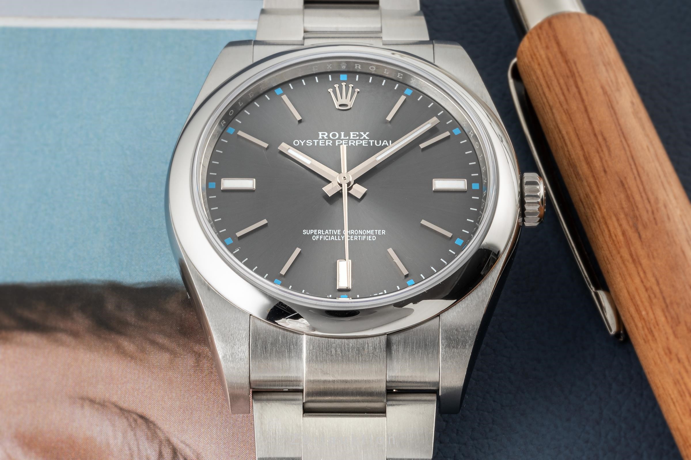 Rolex Oyster Perpetual steel automatic Kal. 3132 Ref. 114300  | Zeitauktion
