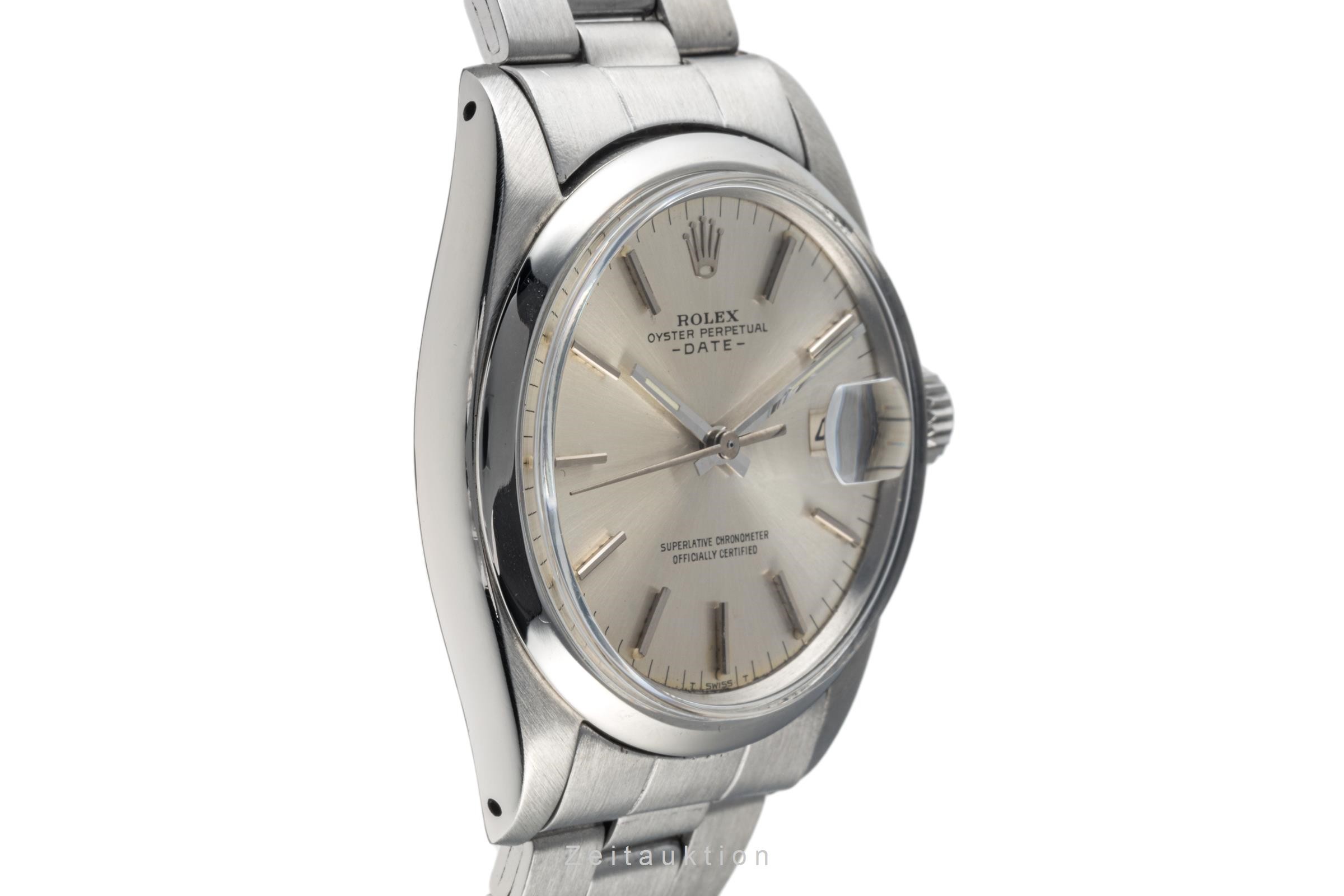 Rolex Date acciaio automatismo Kal. 1570 Ref. 1500  | Zeitauktion