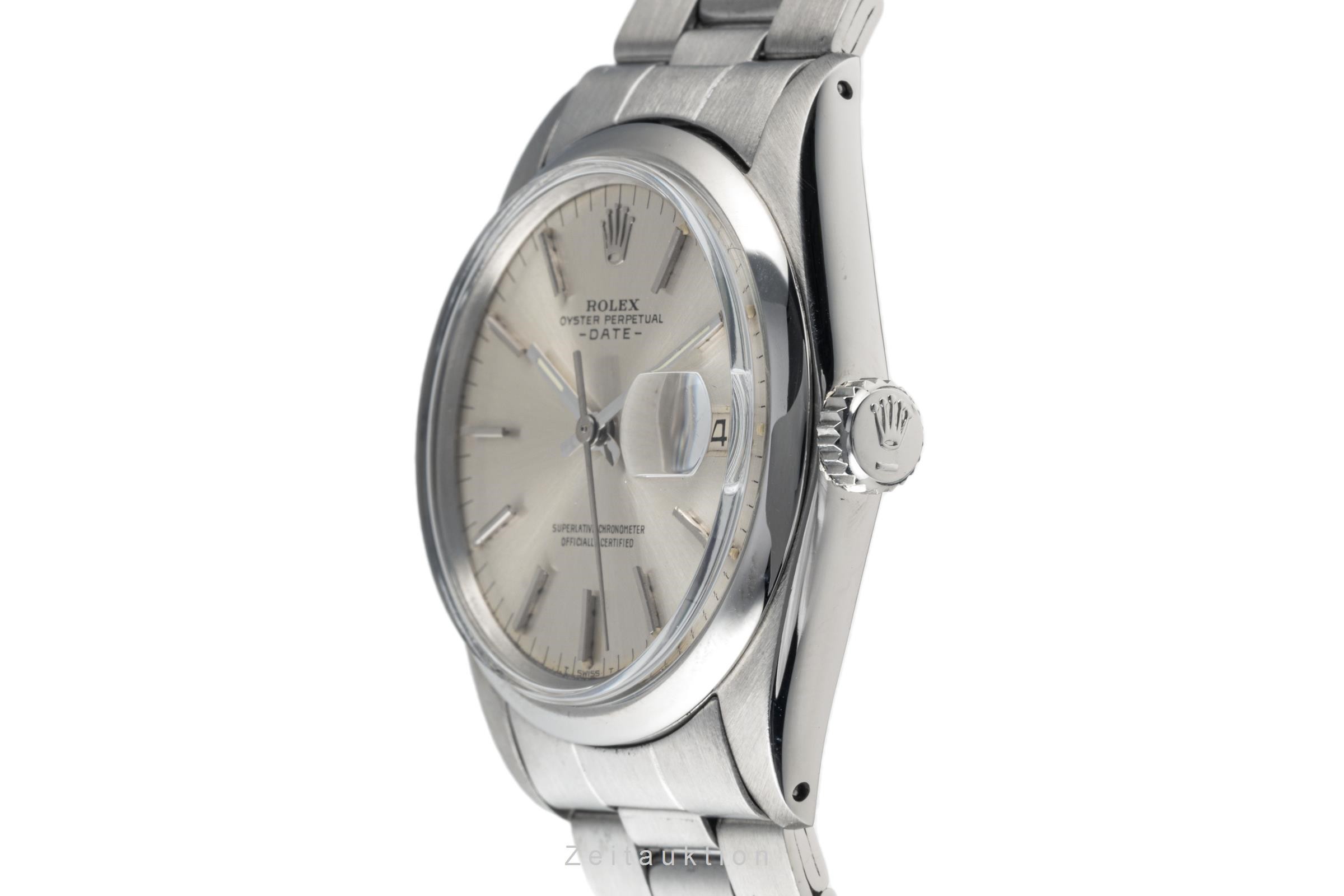 Rolex Date acciaio automatismo Kal. 1570 Ref. 1500  | Zeitauktion