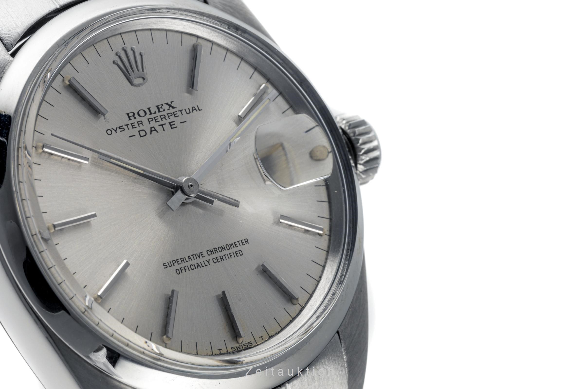 Rolex Date acciaio automatismo Kal. 1570 Ref. 1500  | Zeitauktion