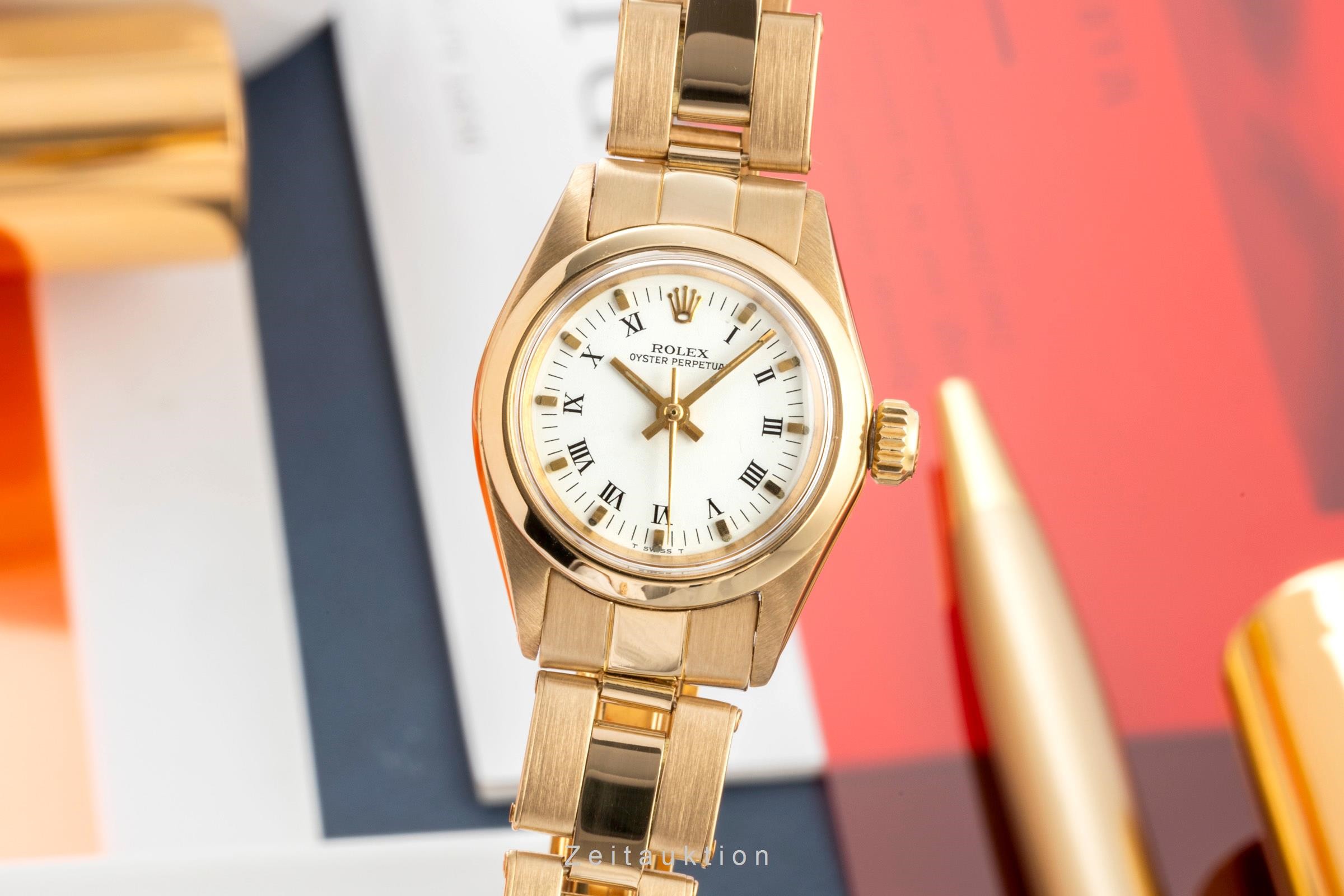 Rolex Oyster Perpetual oro 18 ct automatismo Kal. 1160 Ref. 6618  | Zeitauktion