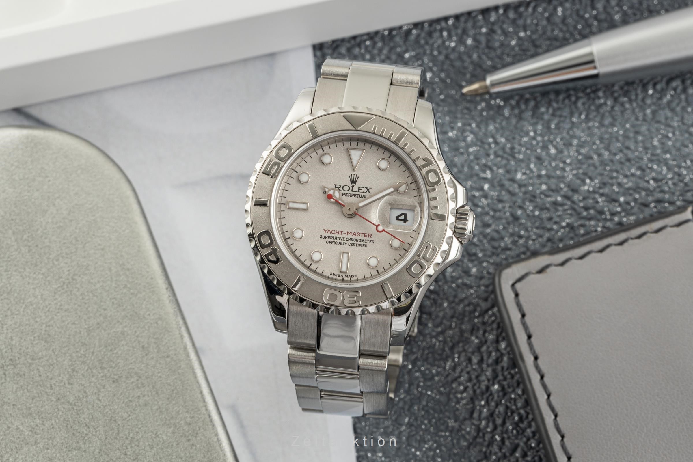 Rolex Yacht-Master steel / platinium automatic Kal. 2235 Ref. 169622  | Zeitauktion